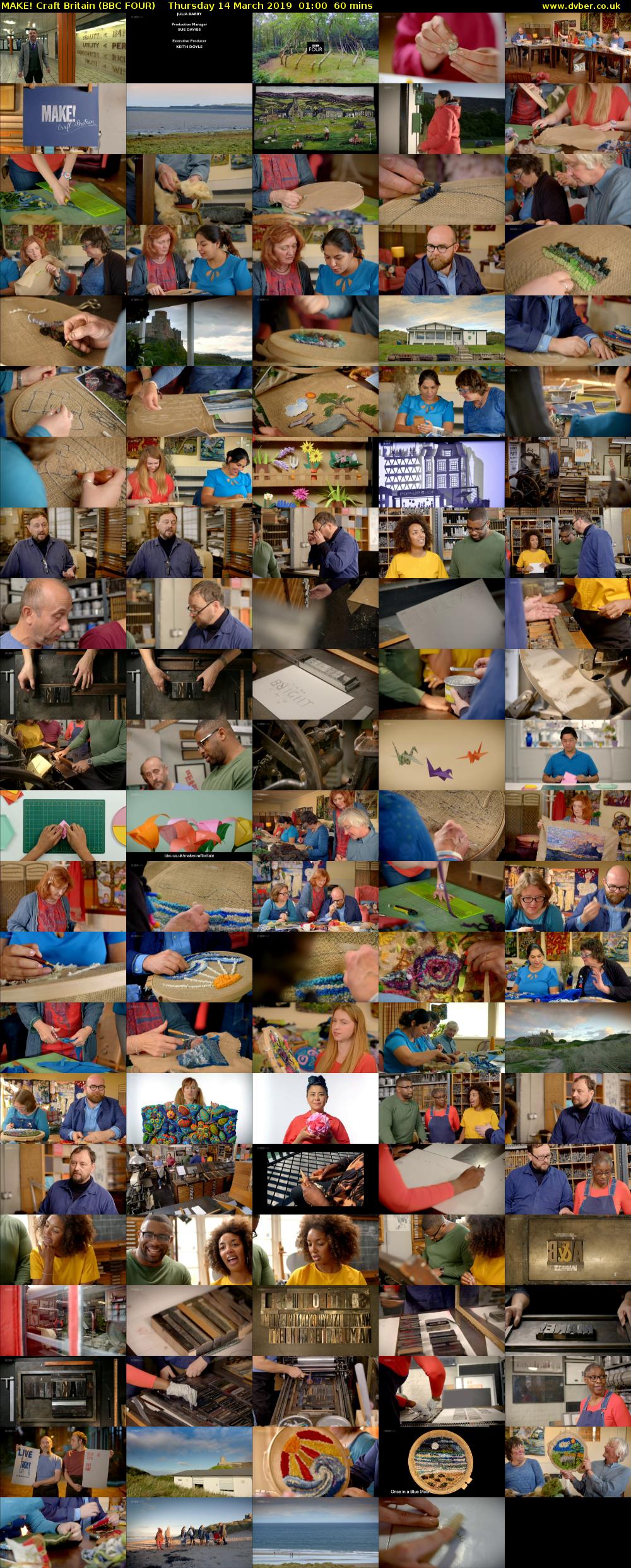 MAKE! Craft Britain (BBC FOUR) Thursday 14 March 2019 01:00 - 02:00