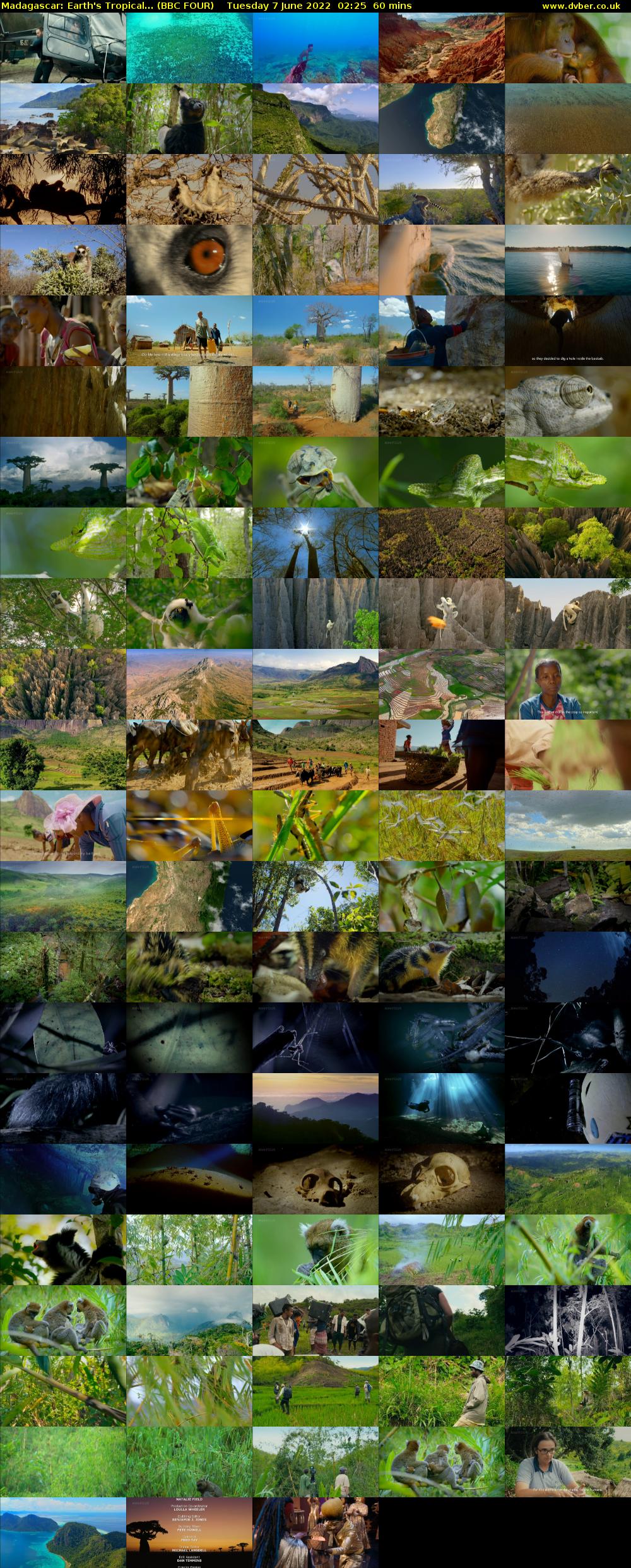 Madagascar: Earth's Tropical... (BBC FOUR) Tuesday 7 June 2022 02:25 - 03:25
