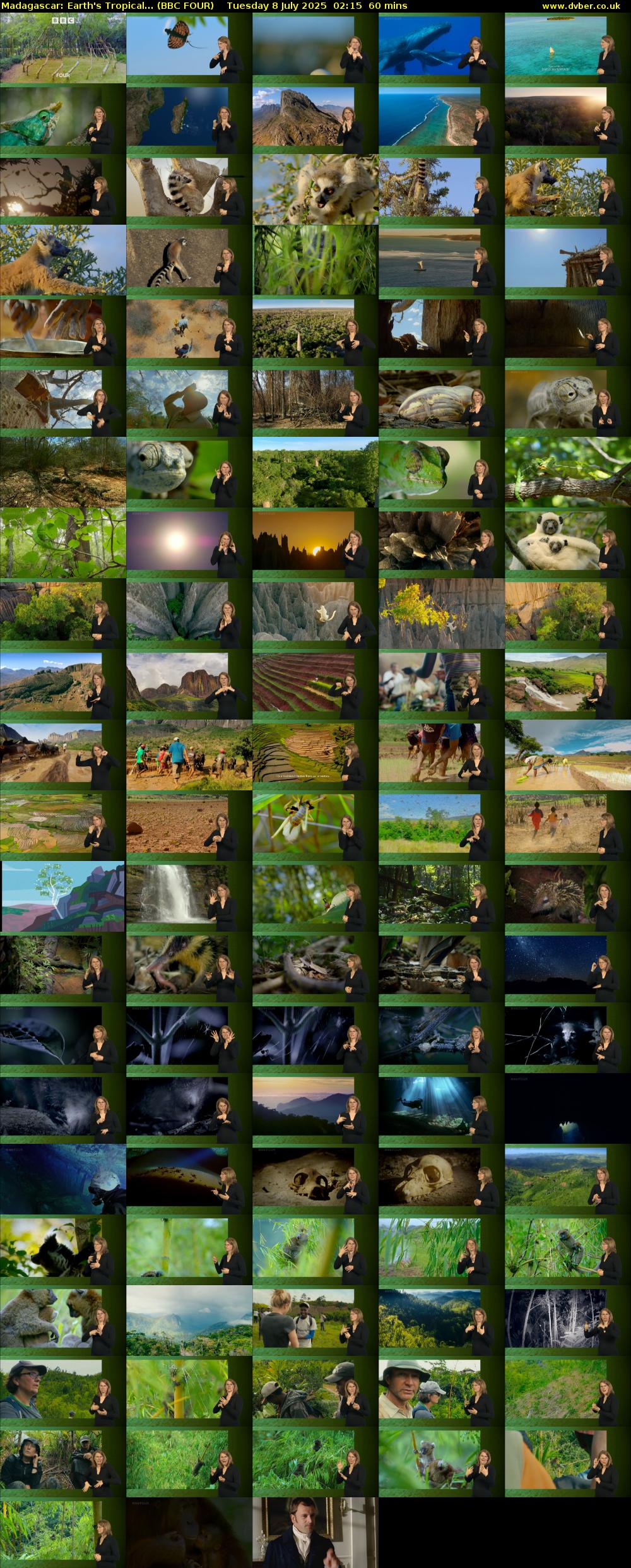 Madagascar: Earth's Tropical... (BBC FOUR) Tuesday 8 July 2025 02:15 - 03:15
