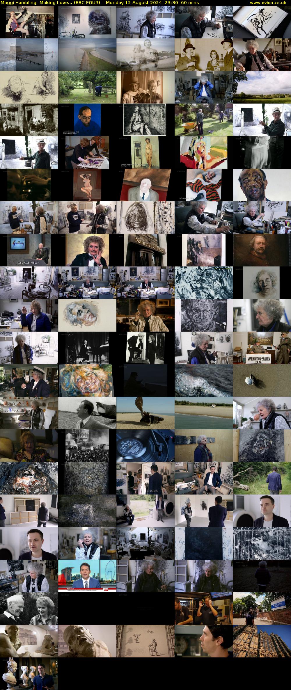 Maggi Hambling: Making Love... (BBC FOUR) Monday 12 August 2024 23:30 - 00:30
