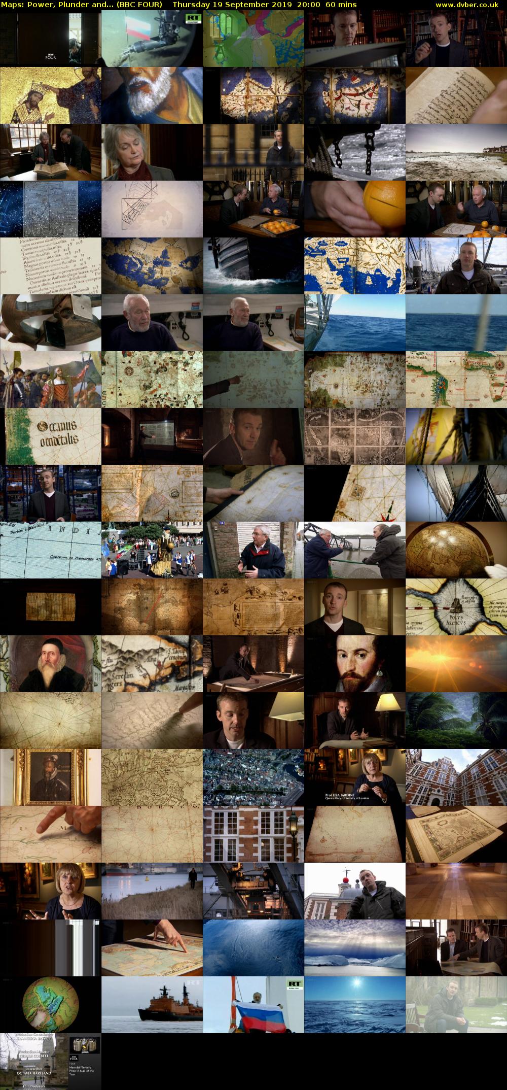 Maps: Power, Plunder and... (BBC FOUR) Thursday 19 September 2019 20:00 - 21:00
