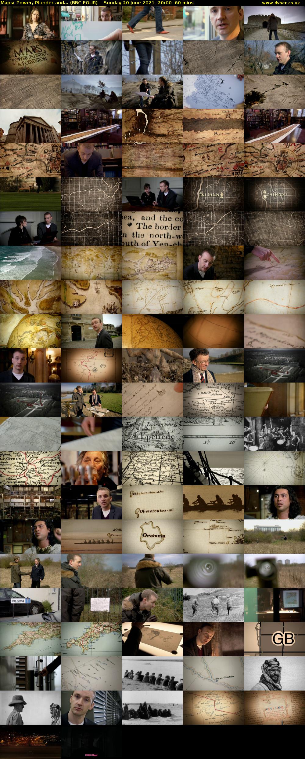 Maps: Power, Plunder and... (BBC FOUR) Sunday 20 June 2021 20:00 - 21:00