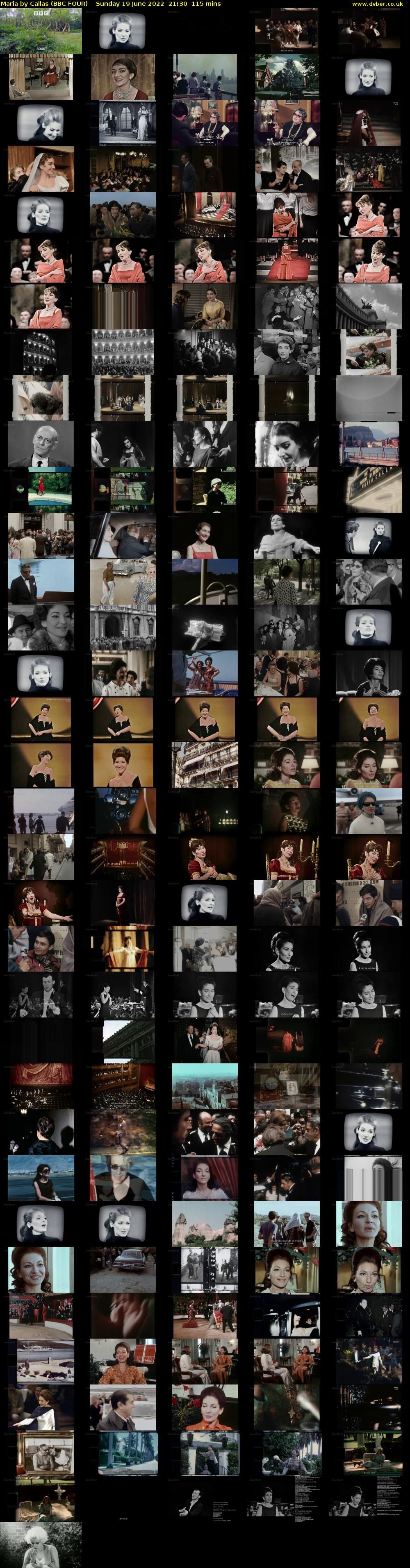 Maria by Callas (BBC FOUR) Sunday 19 June 2022 21:30 - 23:25