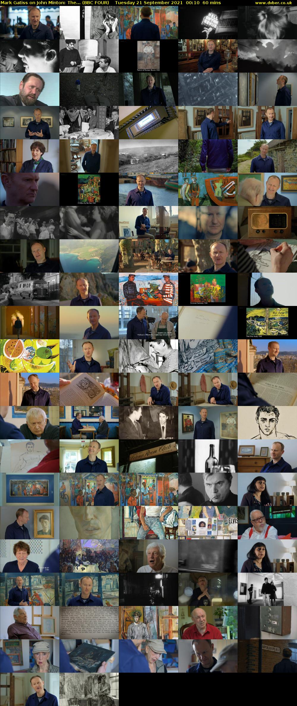 Mark Gatiss on John Minton: The... (BBC FOUR) Tuesday 21 September 2021 00:10 - 01:10