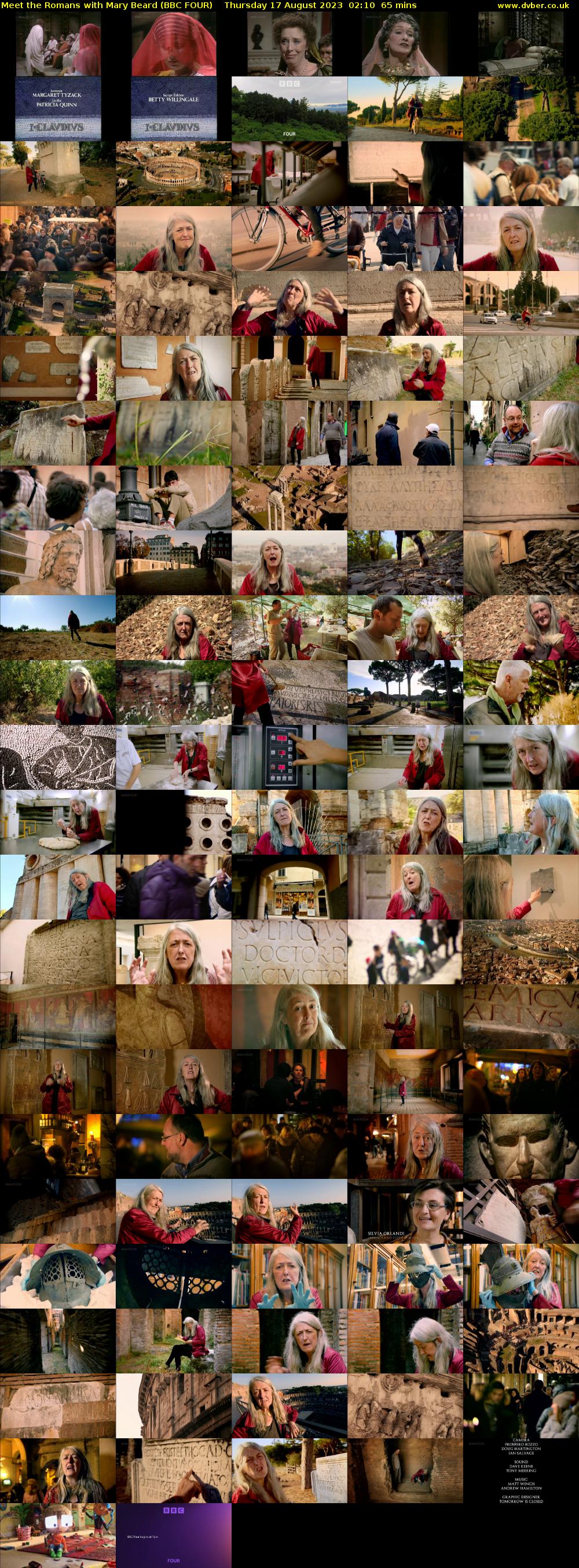 Meet the Romans with Mary Beard (BBC FOUR) Thursday 17 August 2023 02:10 - 03:15