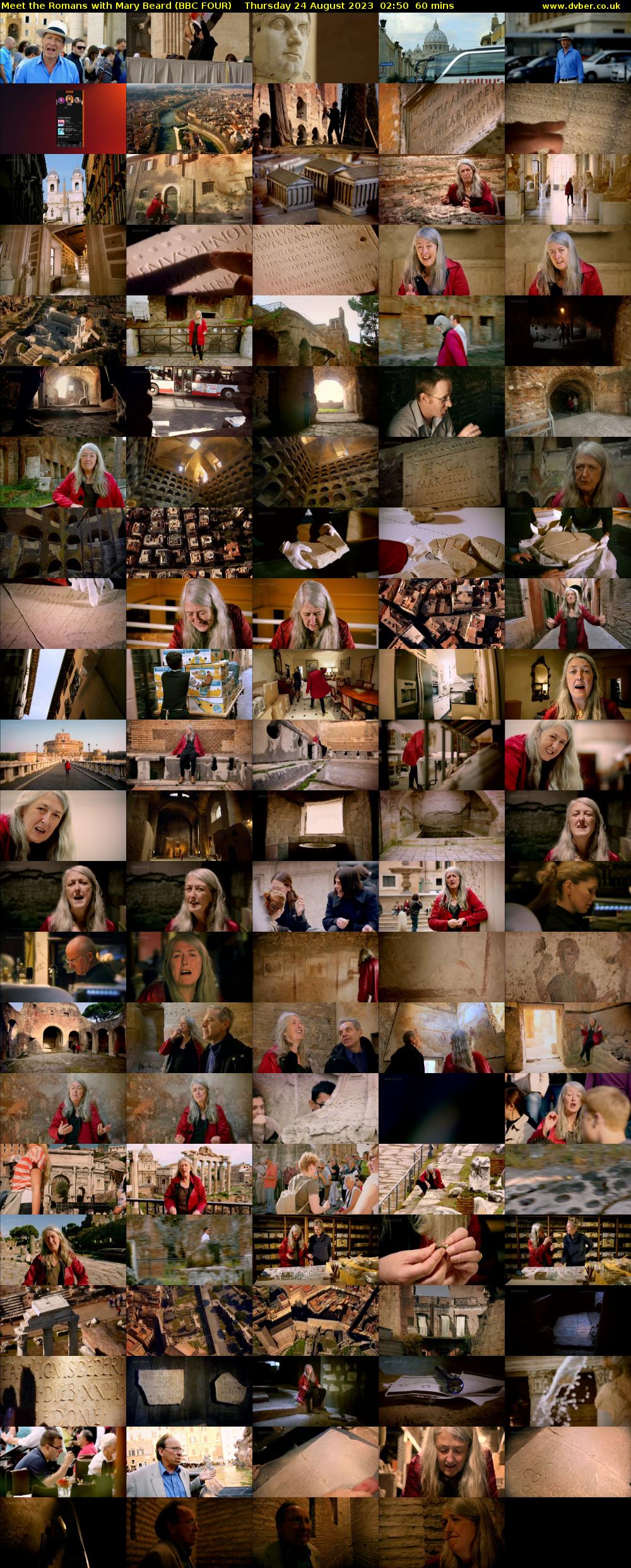 Meet the Romans with Mary Beard (BBC FOUR) Thursday 24 August 2023 02:50 - 03:50