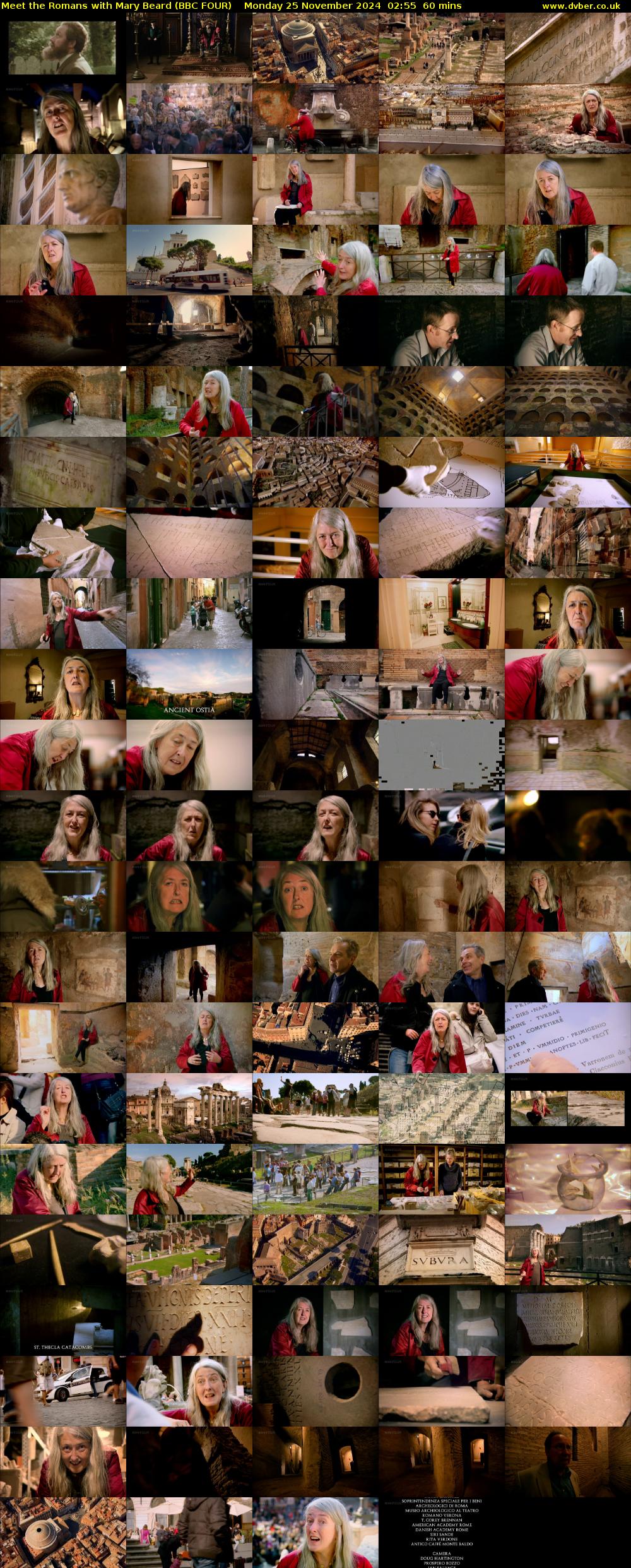 Meet the Romans with Mary Beard (BBC FOUR) Monday 25 November 2024 02:55 - 03:55