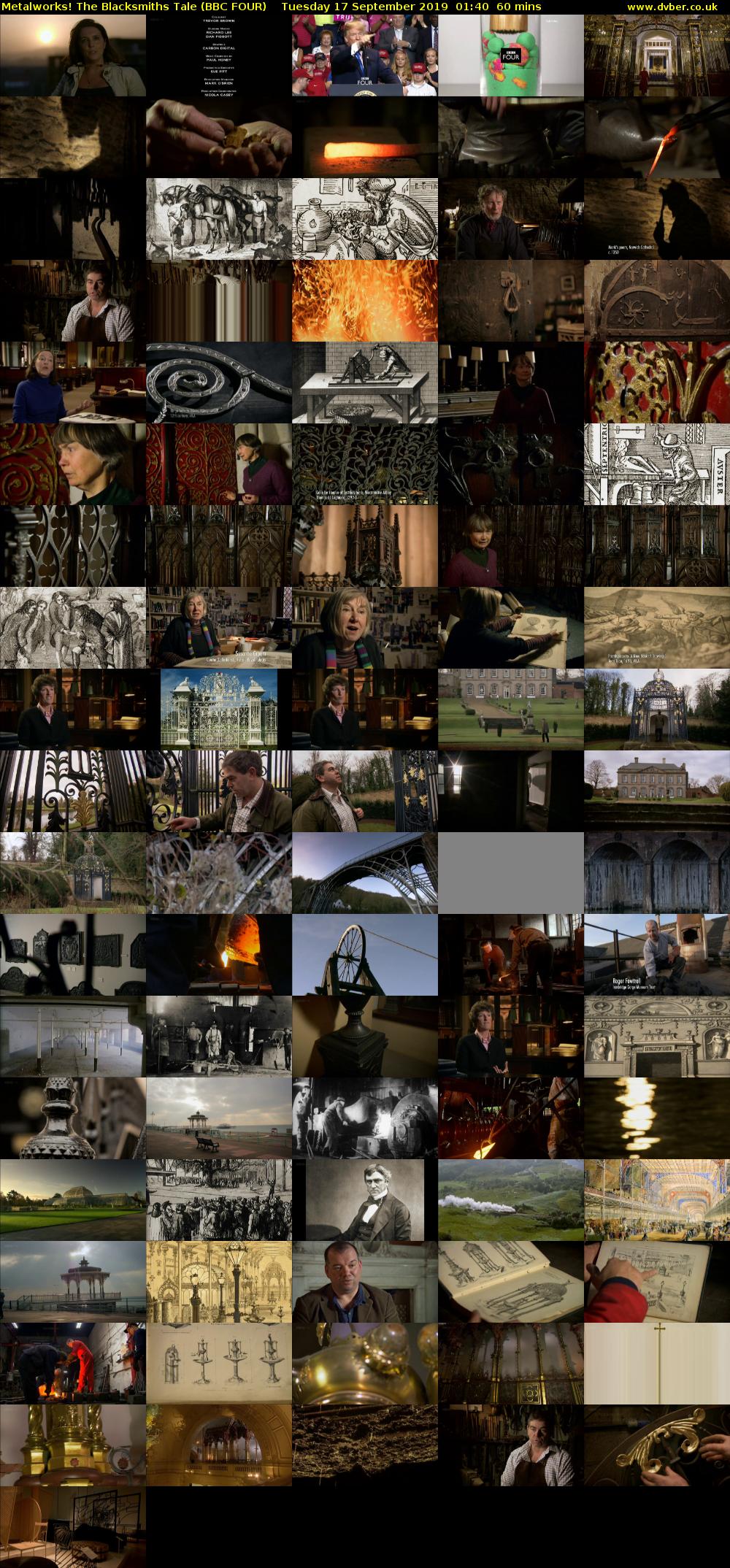 Metalworks! The Blacksmiths Tale (BBC FOUR) Tuesday 17 September 2019 01:40 - 02:40