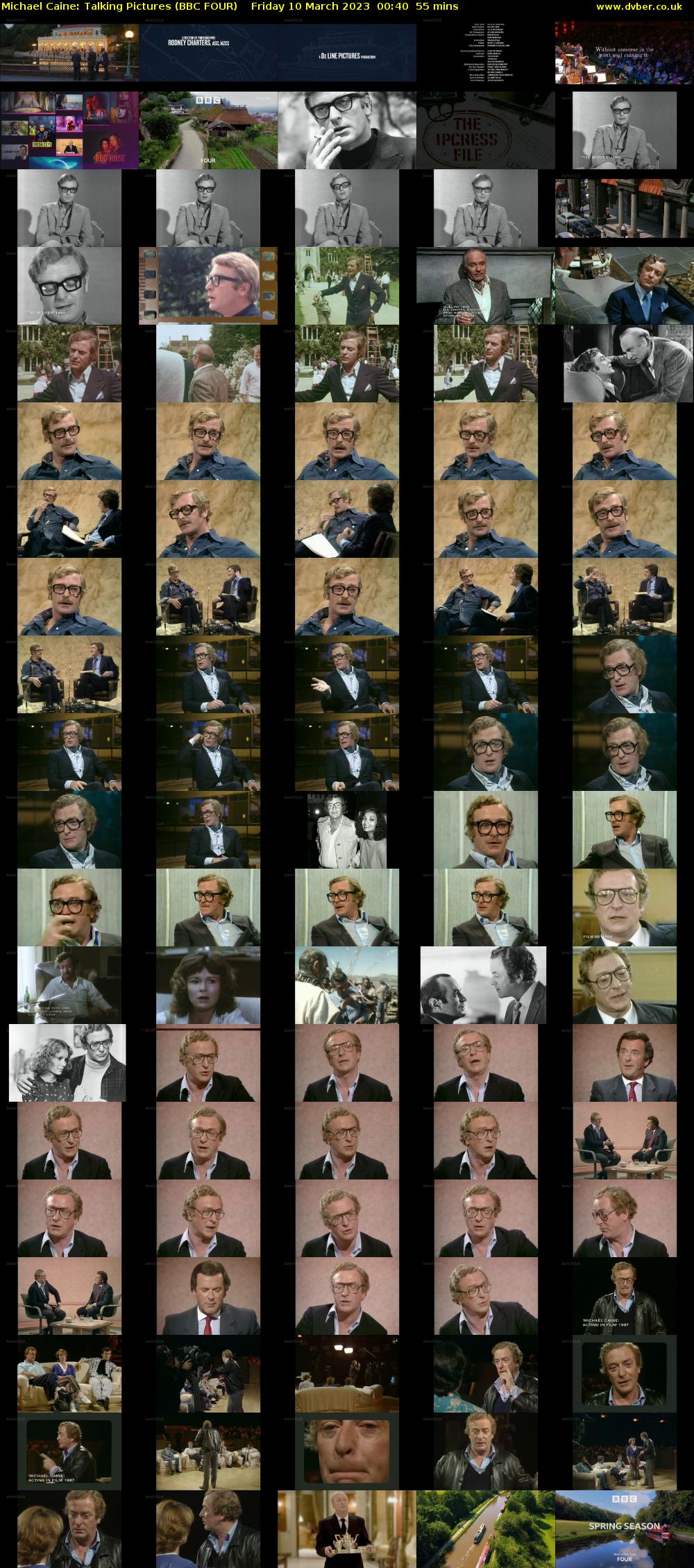 Michael Caine: Talking Pictures (BBC FOUR) Friday 10 March 2023 00:40 - 01:35