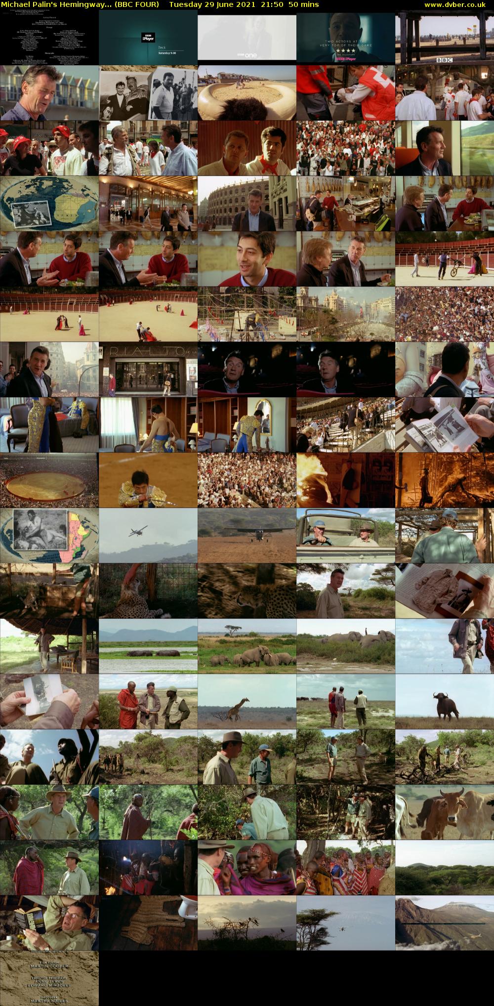 Michael Palin's Hemingway... (BBC FOUR) Tuesday 29 June 2021 21:50 - 22:40