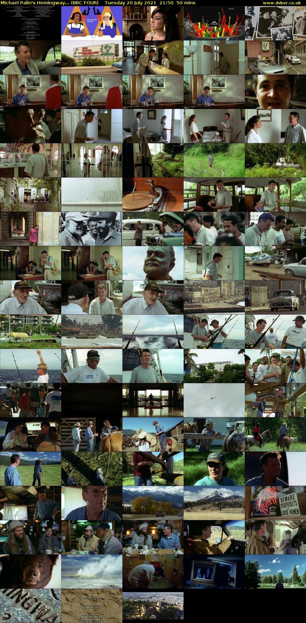 Michael Palin's Hemingway... (BBC FOUR) Tuesday 20 July 2021 21:50 - 22:40