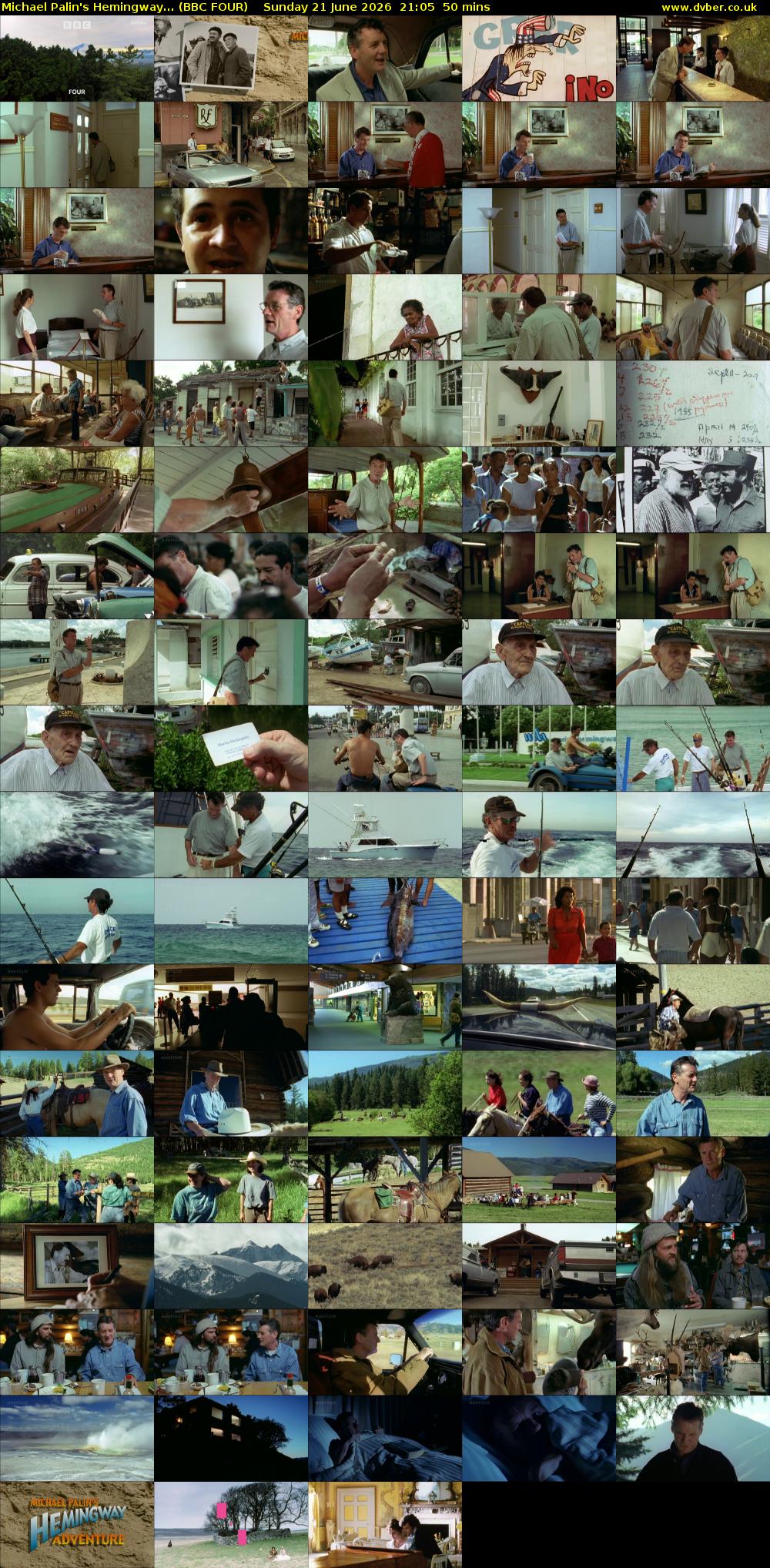 Michael Palin's Hemingway... (BBC FOUR) Sunday 21 June 2026 21:05 - 21:55
