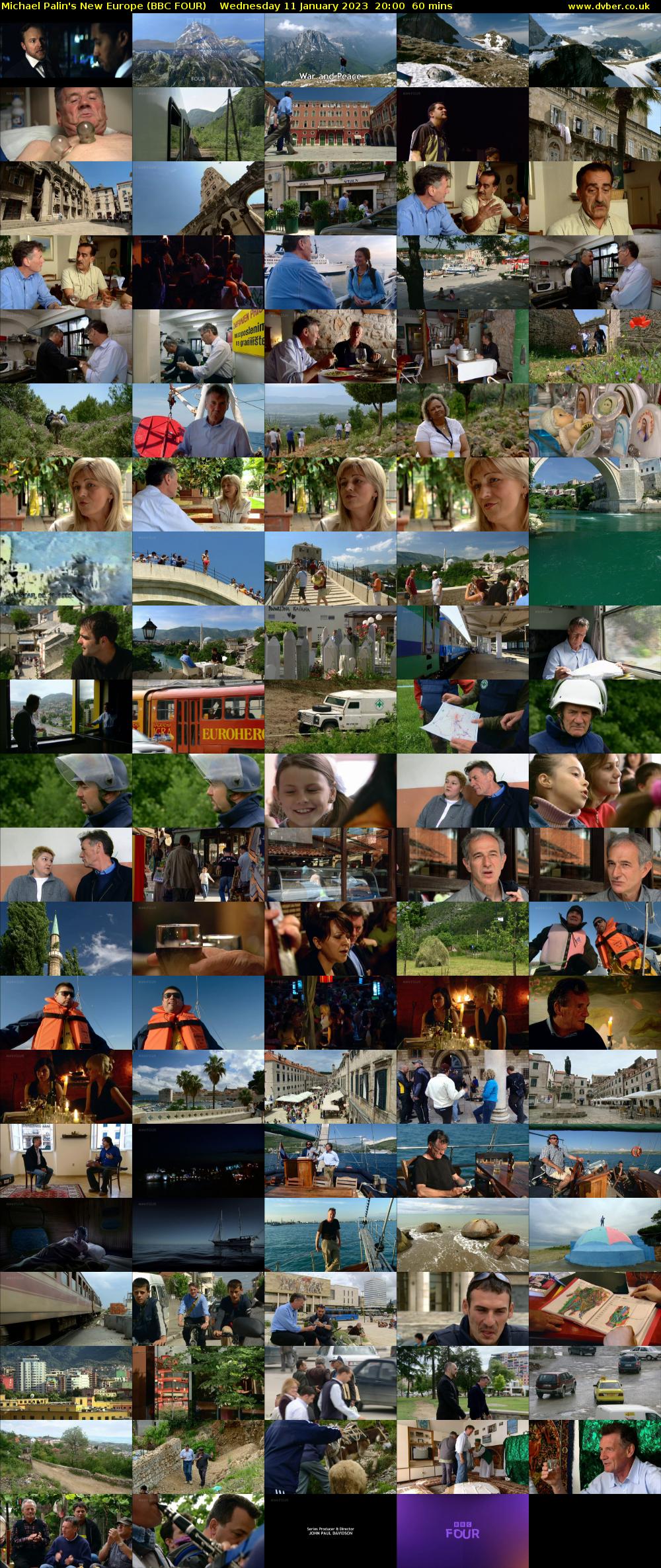 Michael Palin's New Europe (BBC FOUR) Wednesday 11 January 2023 20:00 - 21:00