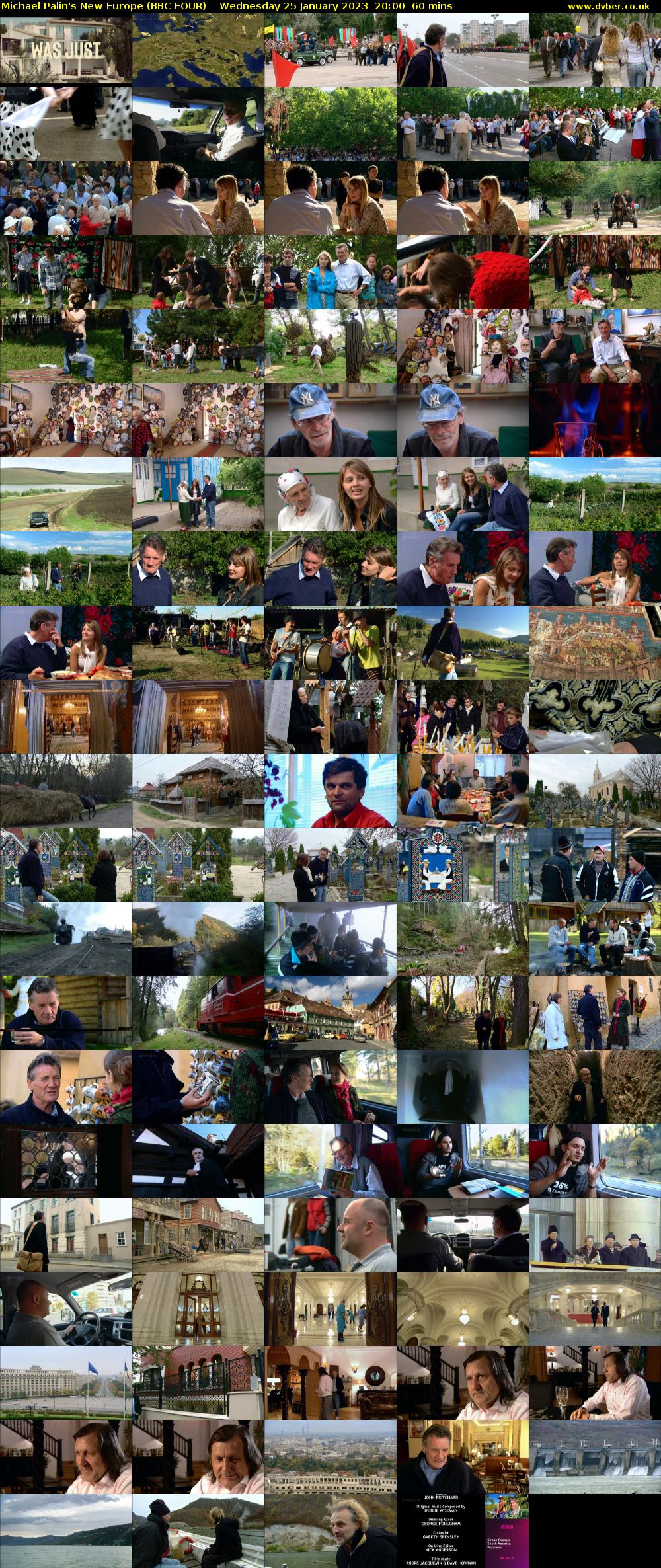 Michael Palin's New Europe (BBC FOUR) Wednesday 25 January 2023 20:00 - 21:00