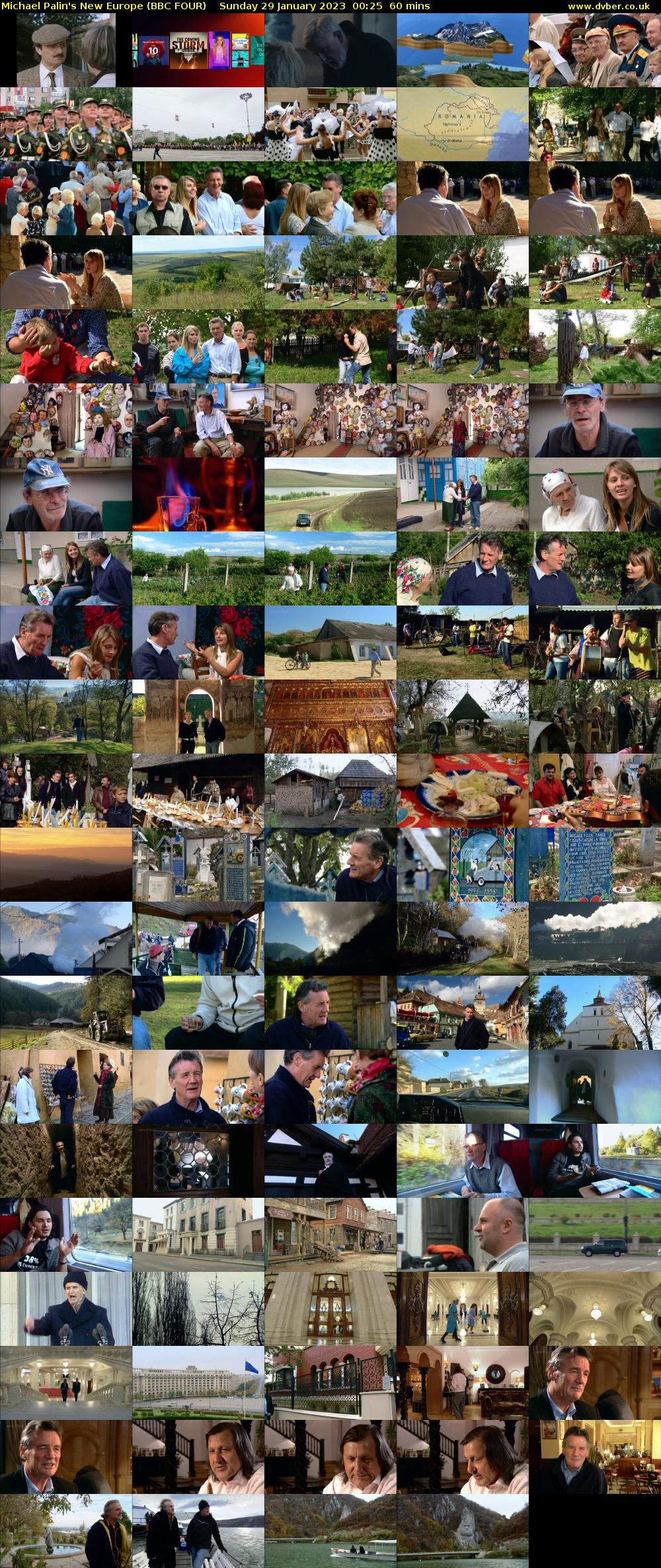 Michael Palin's New Europe (BBC FOUR) Sunday 29 January 2023 00:25 - 01:25