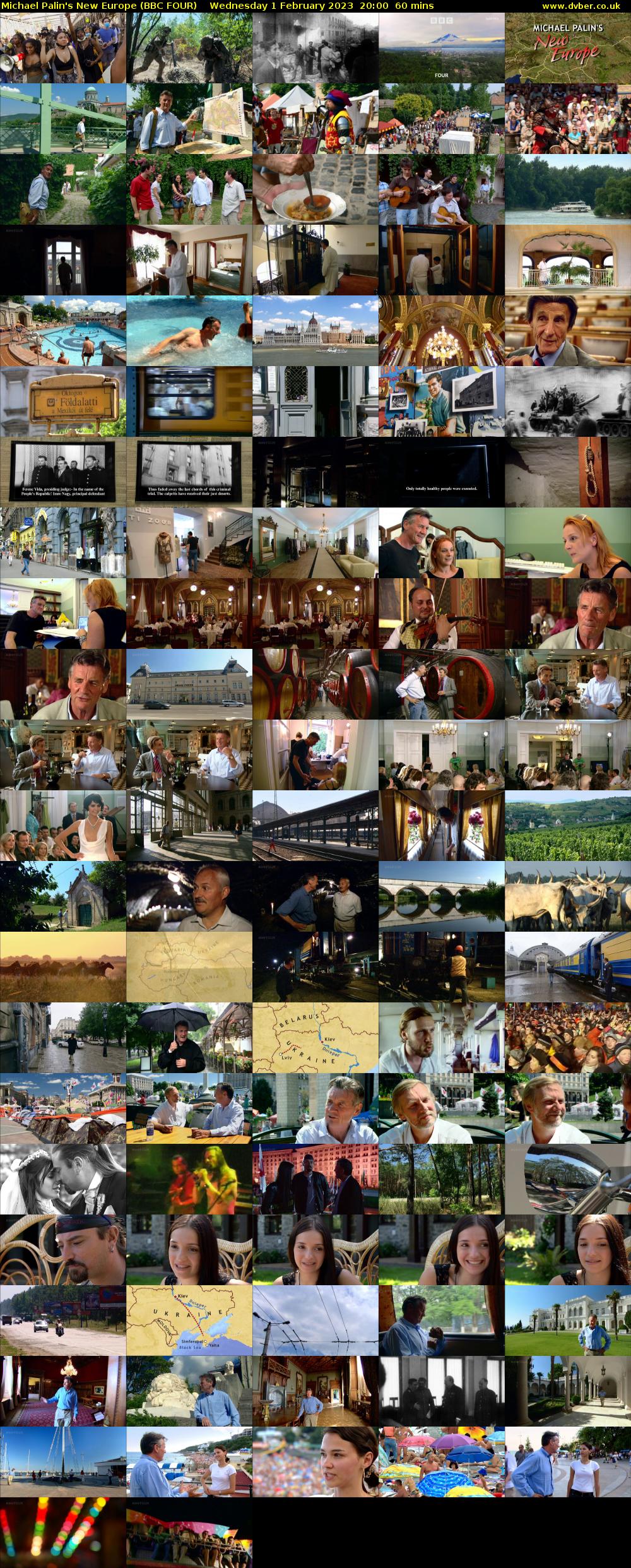 Michael Palin's New Europe (BBC FOUR) Wednesday 1 February 2023 20:00 - 21:00