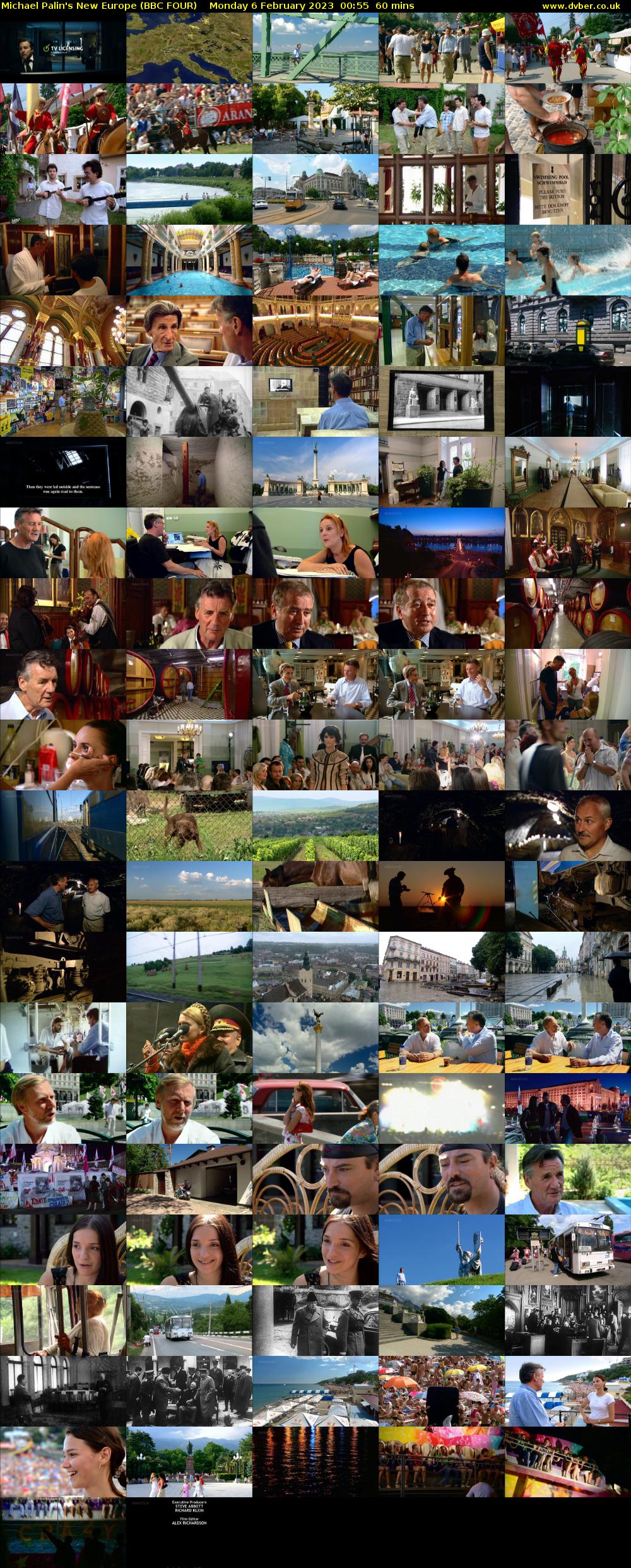 Michael Palin's New Europe (BBC FOUR) Monday 6 February 2023 00:55 - 01:55