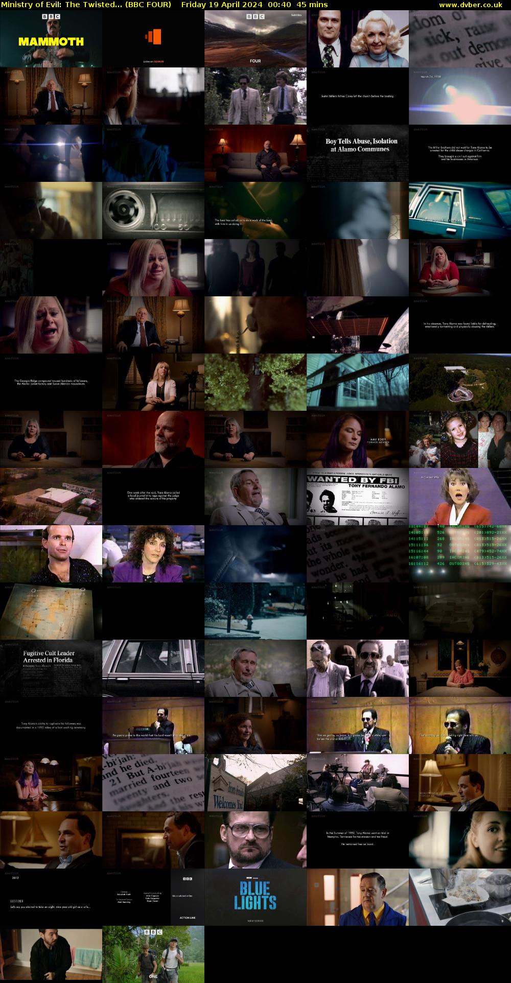 Ministry of Evil: The Twisted... (BBC FOUR) Friday 19 April 2024 00:40 - 01:25