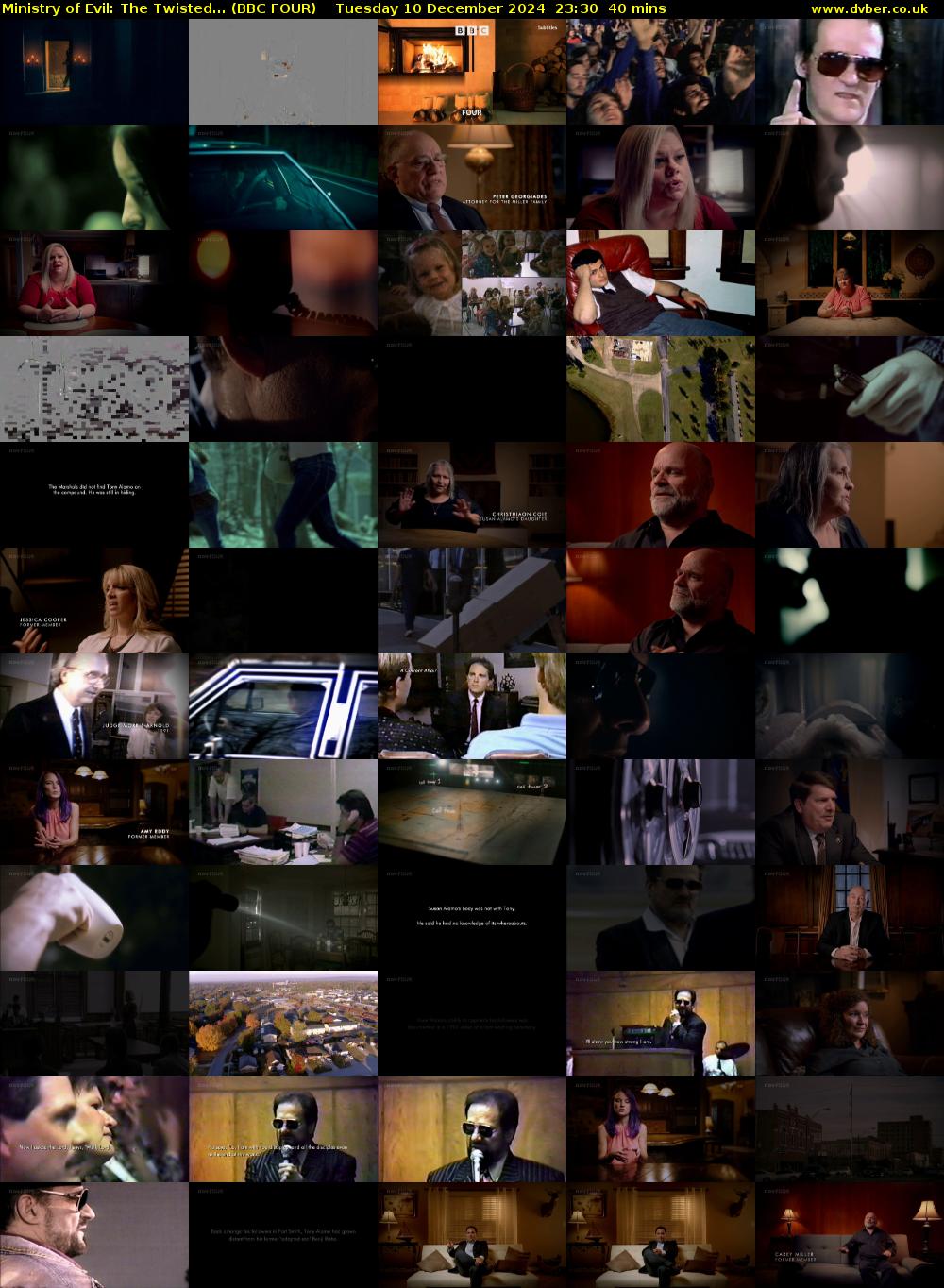 Ministry of Evil: The Twisted... (BBC FOUR) Tuesday 10 December 2024 23:30 - 00:10