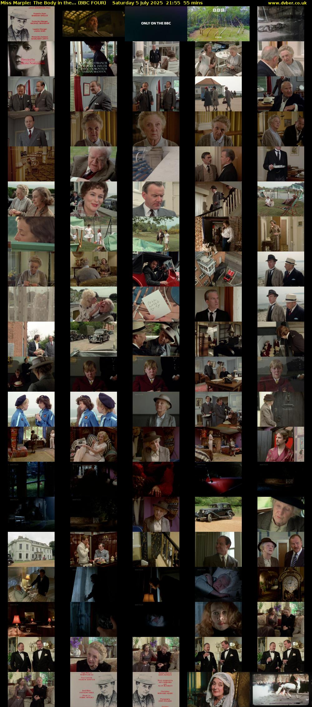 Miss Marple: The Body in the... (BBC FOUR) Saturday 5 July 2025 21:55 - 22:50
