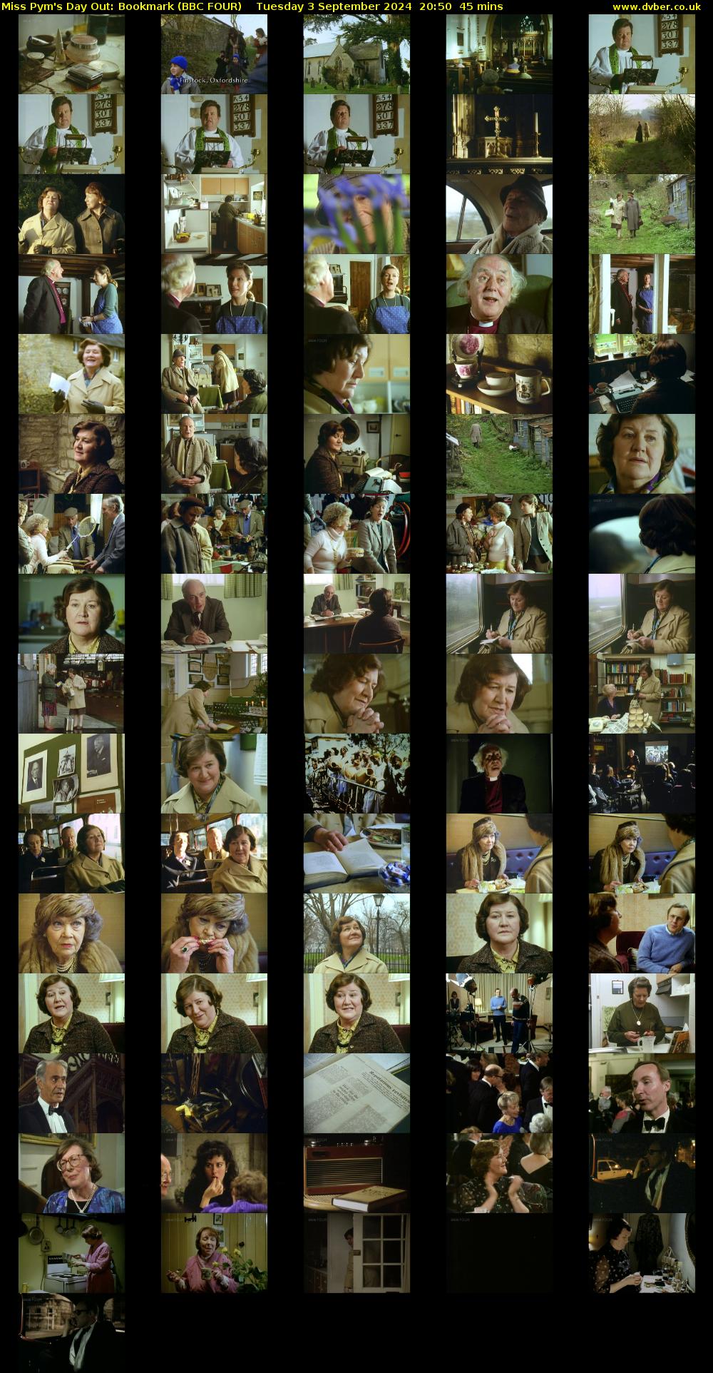 Miss Pym's Day Out: Bookmark (BBC FOUR) Tuesday 3 September 2024 20:50 - 21:35