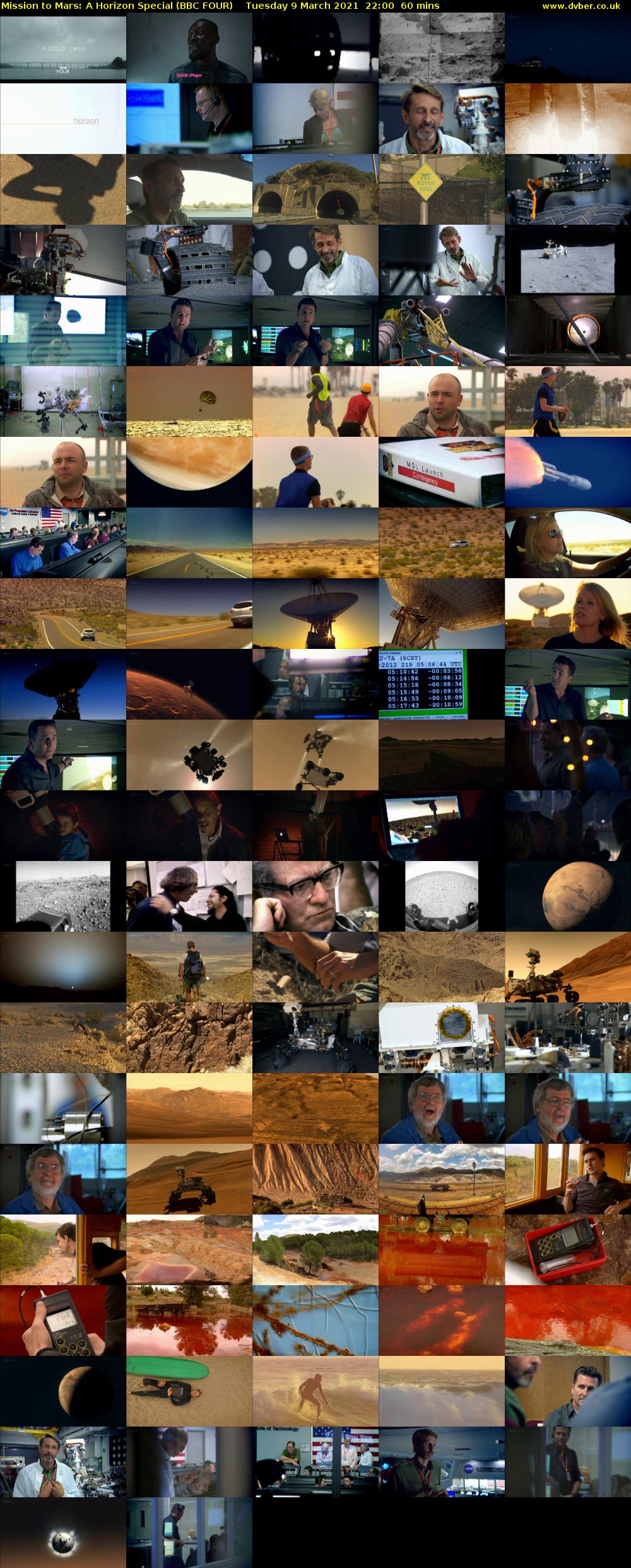 Mission to Mars: A Horizon Special (BBC FOUR) Tuesday 9 March 2021 22:00 - 23:00