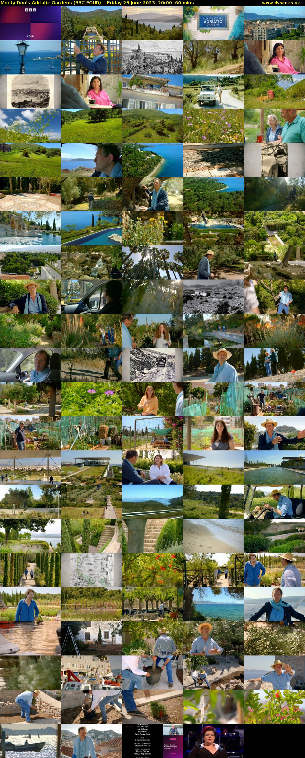 Monty Don's Adriatic Gardens (BBC FOUR) Friday 23 June 2023 20:00 - 21:00