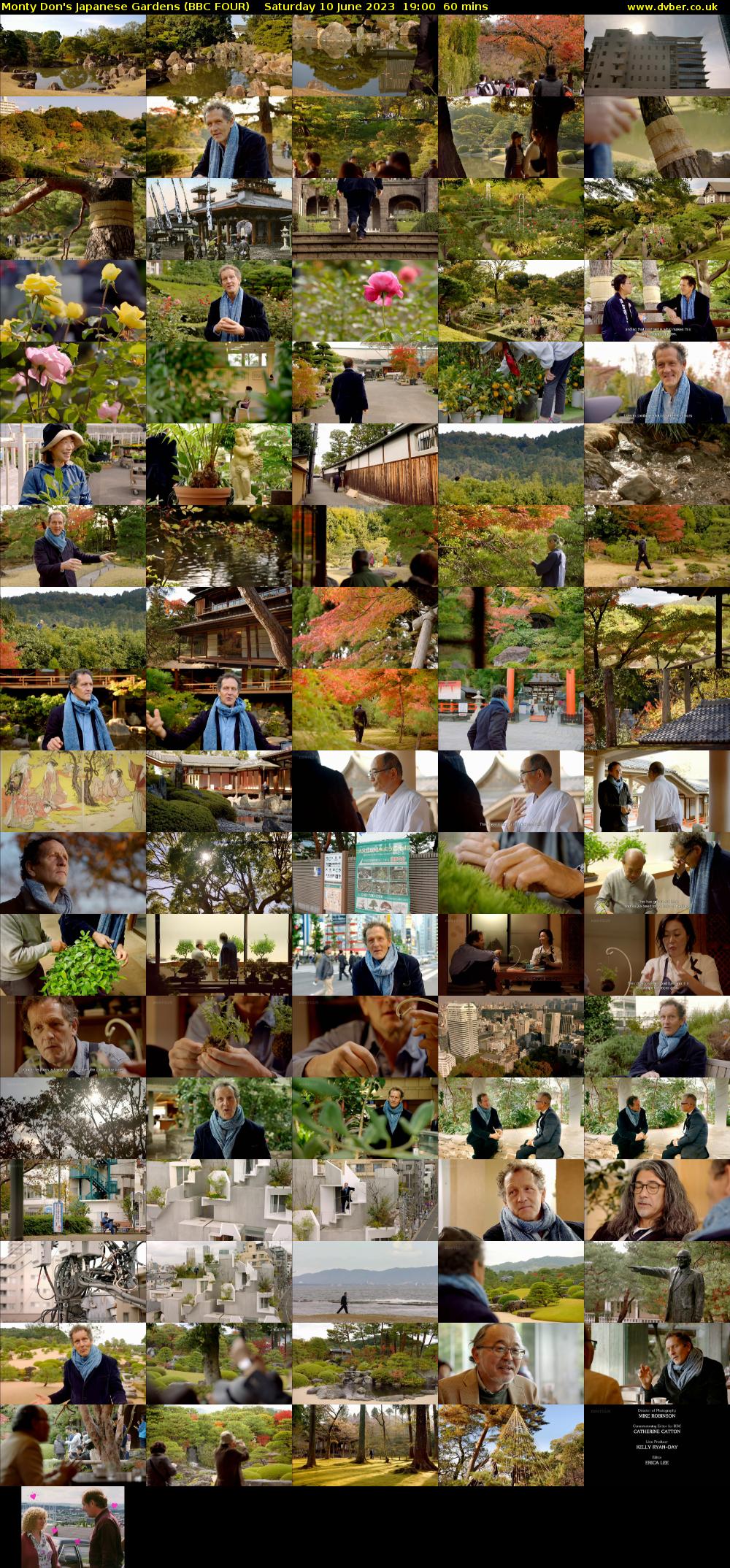 Monty Don's Japanese Gardens (BBC FOUR) Saturday 10 June 2023 19:00 - 20:00