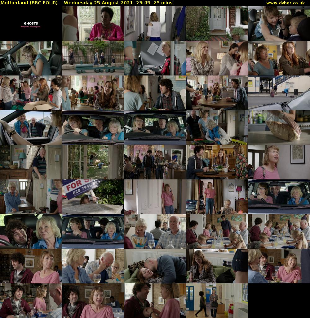 Motherland (BBC FOUR) Wednesday 25 August 2021 23:45 - 00:10