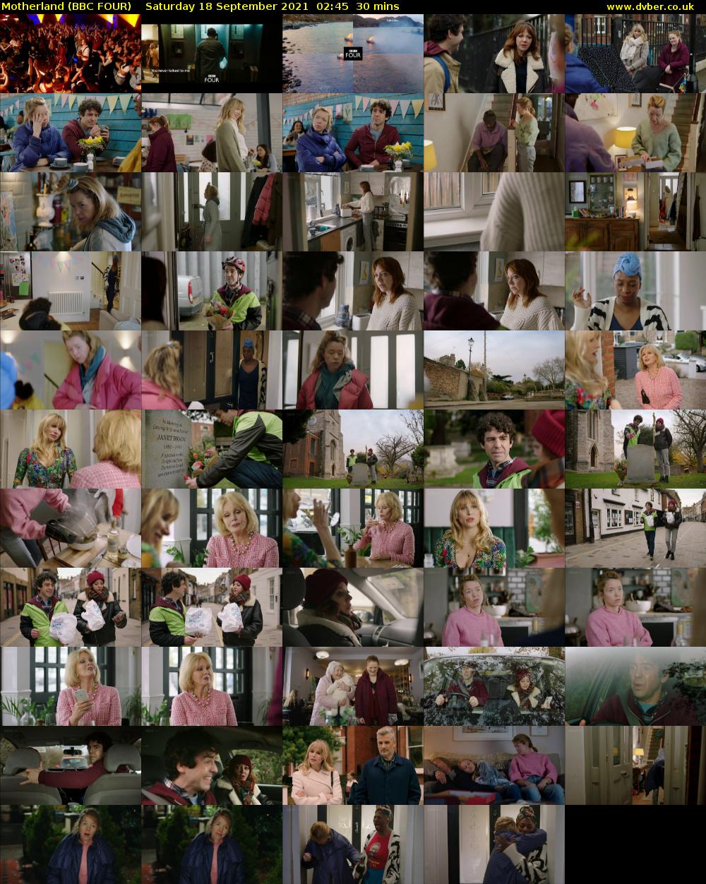 Motherland (BBC FOUR) Saturday 18 September 2021 02:45 - 03:15