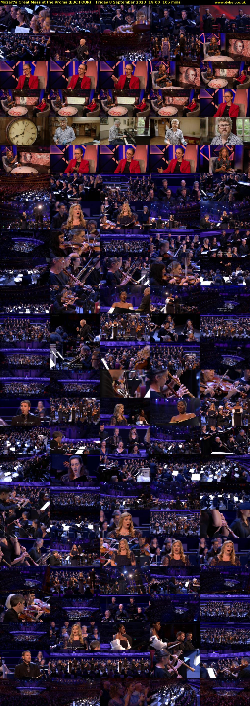 Mozart's Great Mass at the Proms (BBC FOUR) Friday 8 September 2023 19:00 - 20:45