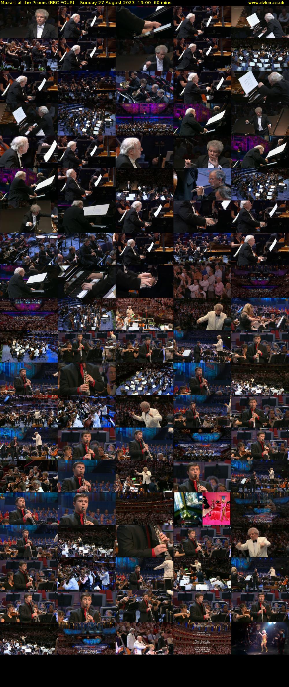 Mozart at the Proms (BBC FOUR) Sunday 27 August 2023 19:00 - 20:00