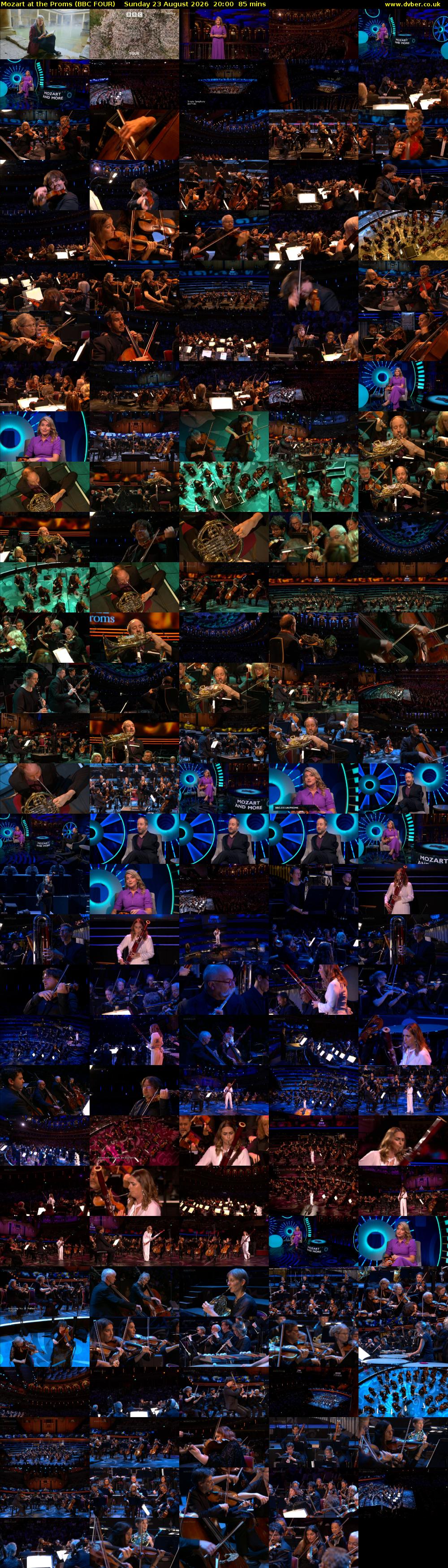 Mozart at the Proms (BBC FOUR) Sunday 23 August 2026 20:00 - 21:25