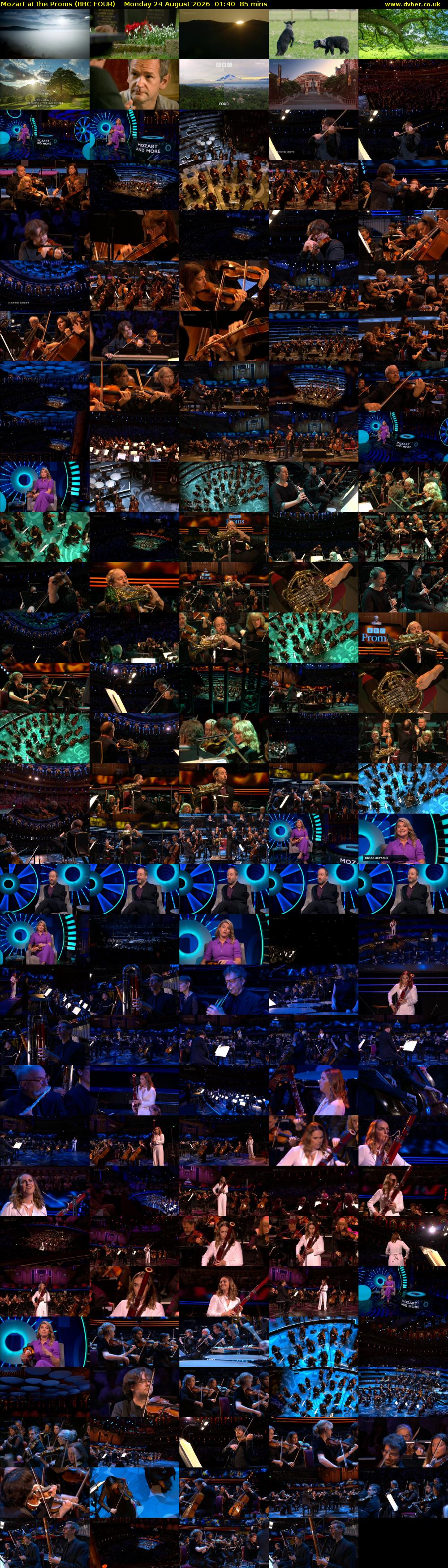 Mozart at the Proms (BBC FOUR) Monday 24 August 2026 01:40 - 03:05