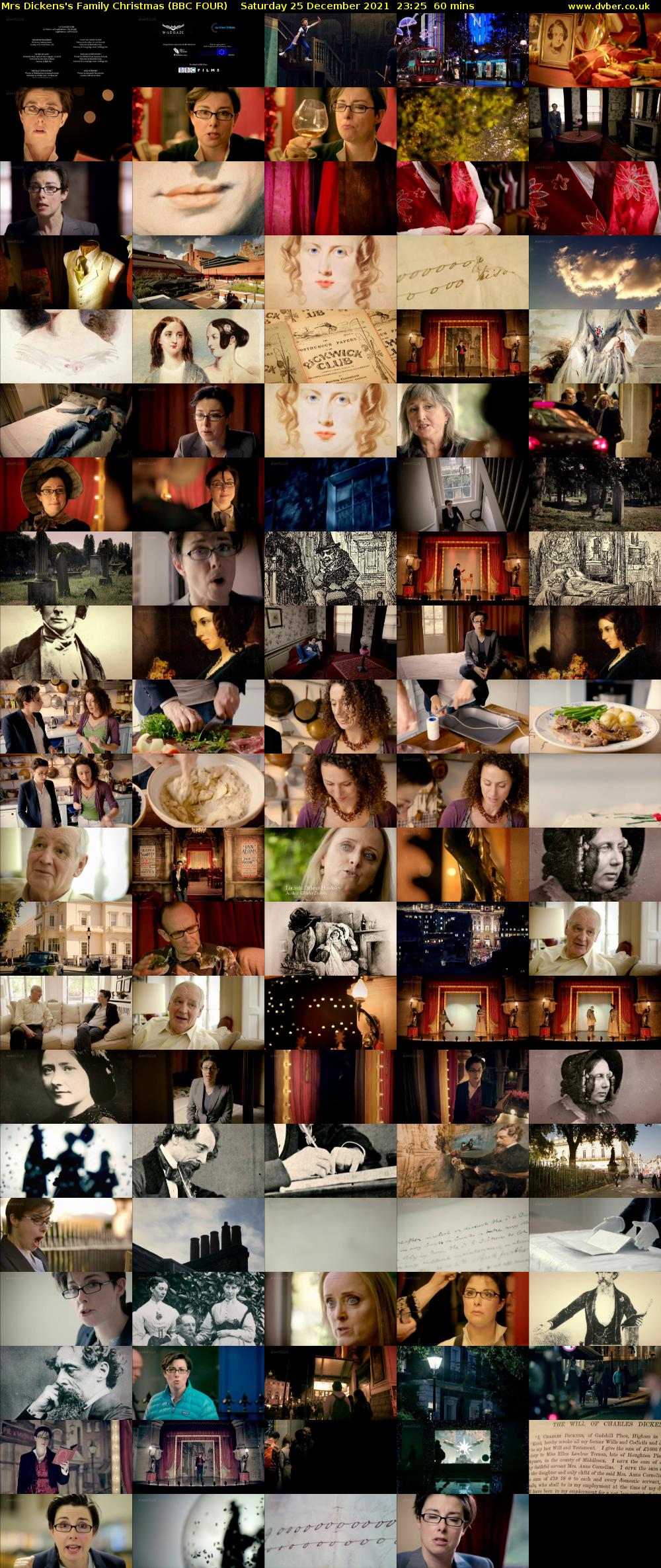Mrs Dickens's Family Christmas (BBC FOUR) Saturday 25 December 2021 23:25 - 00:25