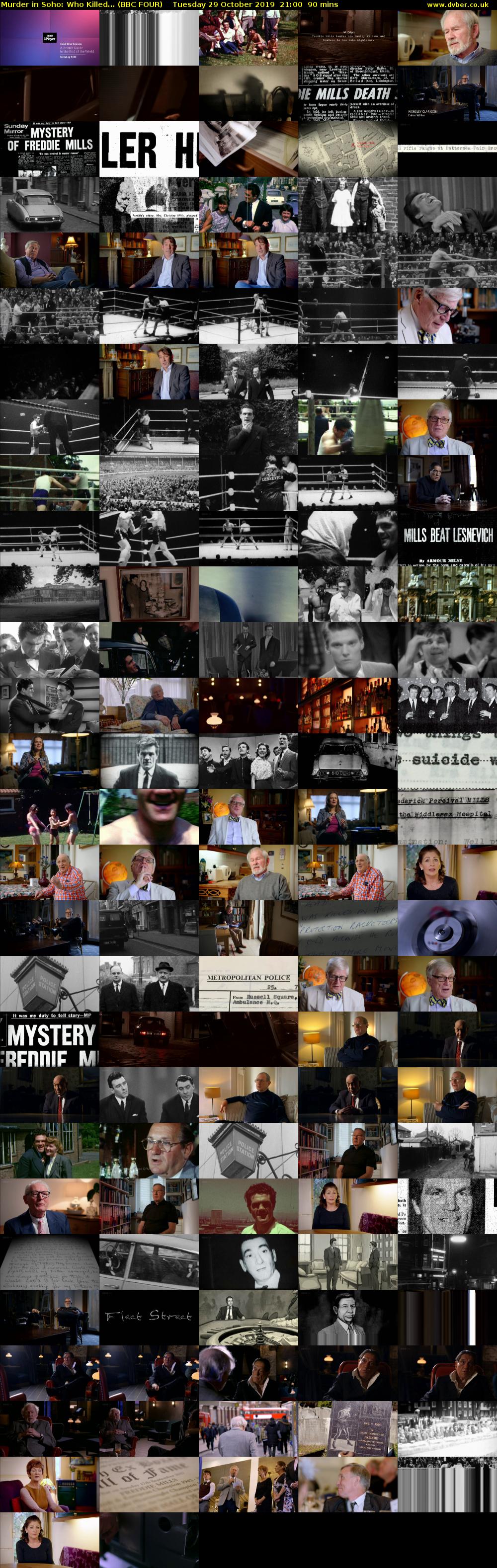 Murder in Soho: Who Killed... (BBC FOUR) Tuesday 29 October 2019 21:00 - 22:30