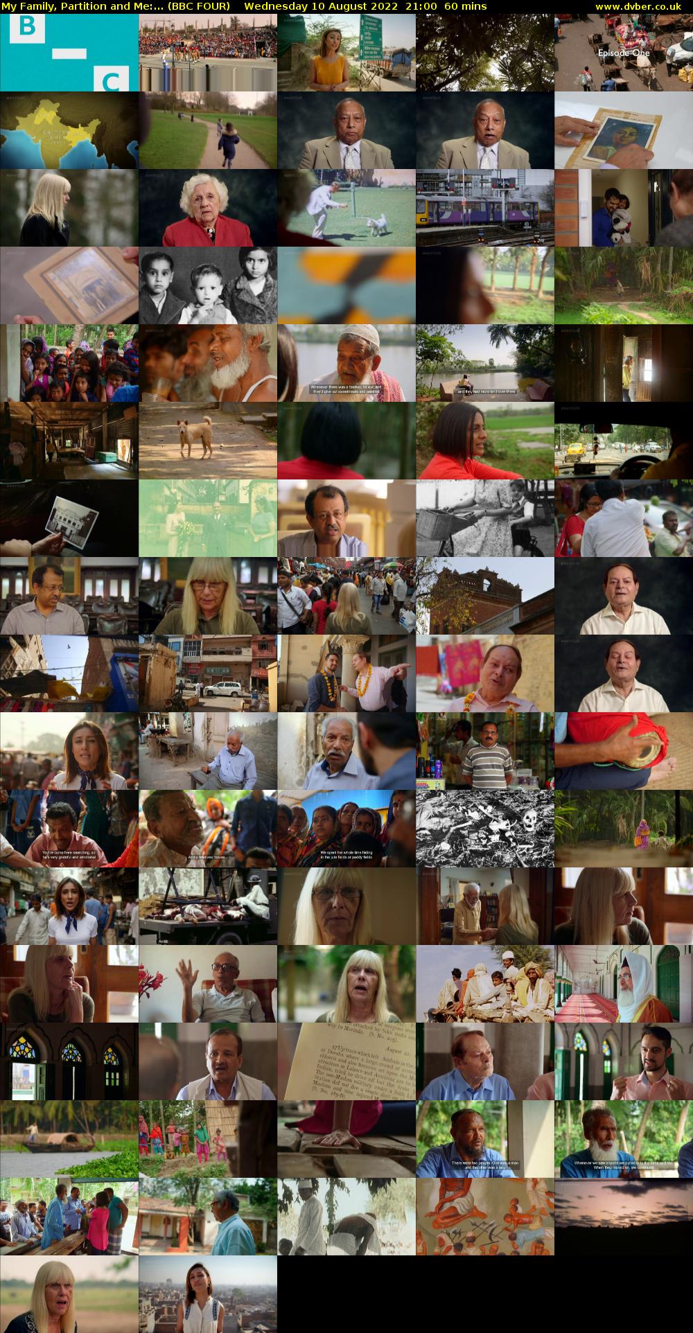 My Family, Partition and Me:... (BBC FOUR) Wednesday 10 August 2022 21:00 - 22:00