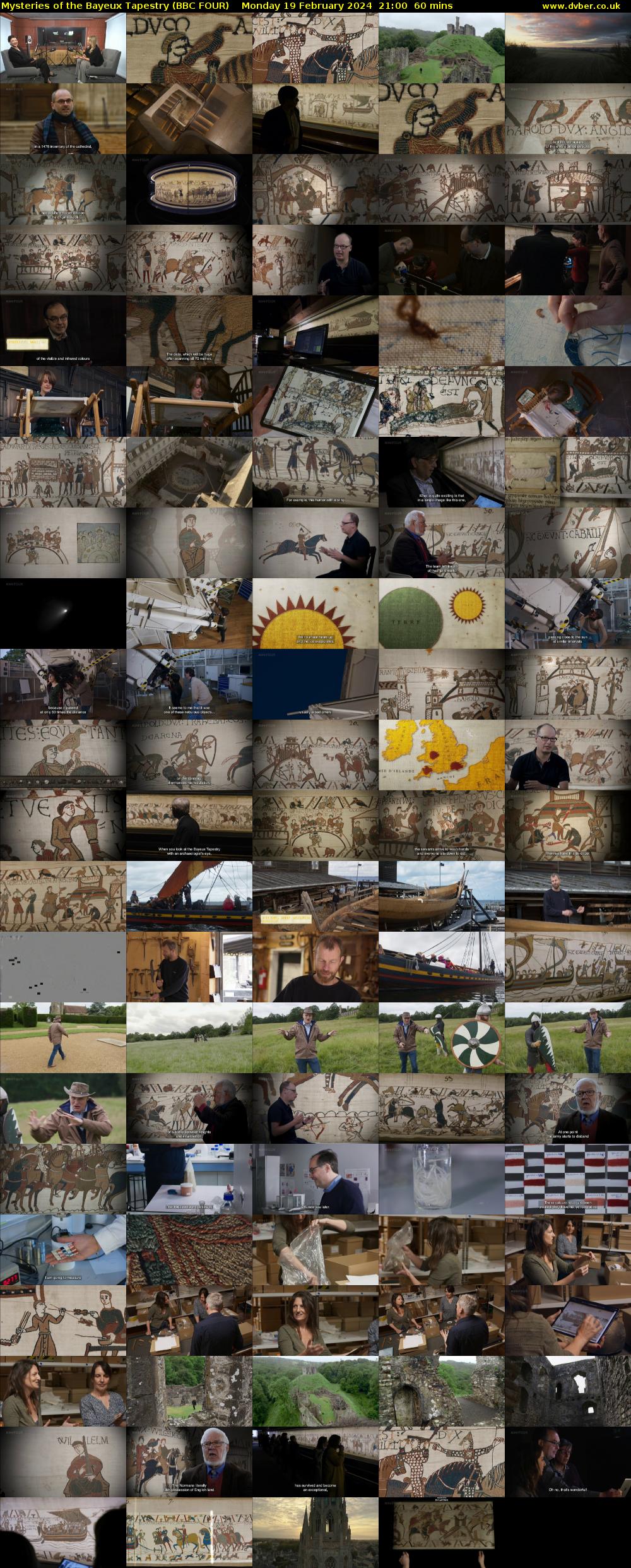 Mysteries of the Bayeux Tapestry (BBC FOUR) Monday 19 February 2024 21:00 - 22:00