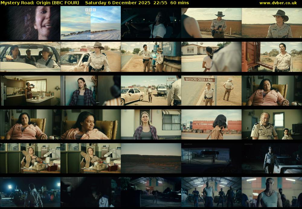 Mystery Road: Origin (BBC FOUR) Saturday 6 December 2025 22:55 - 23:55