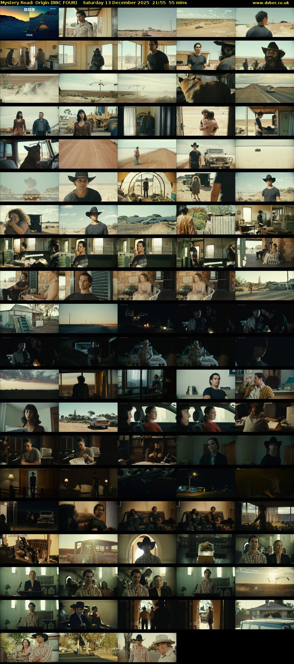 Mystery Road: Origin (BBC FOUR) Saturday 13 December 2025 21:55 - 22:50