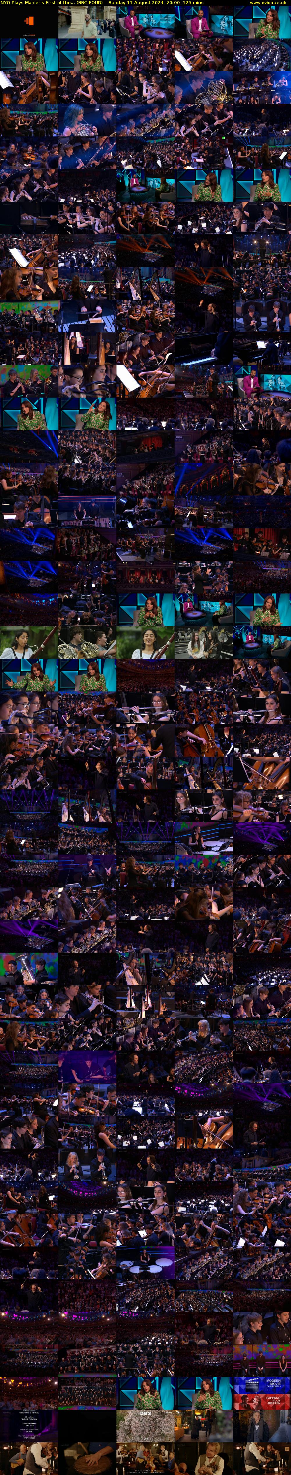 NYO Plays Mahler's First at the... (BBC FOUR) Sunday 11 August 2024 20:00 - 22:05