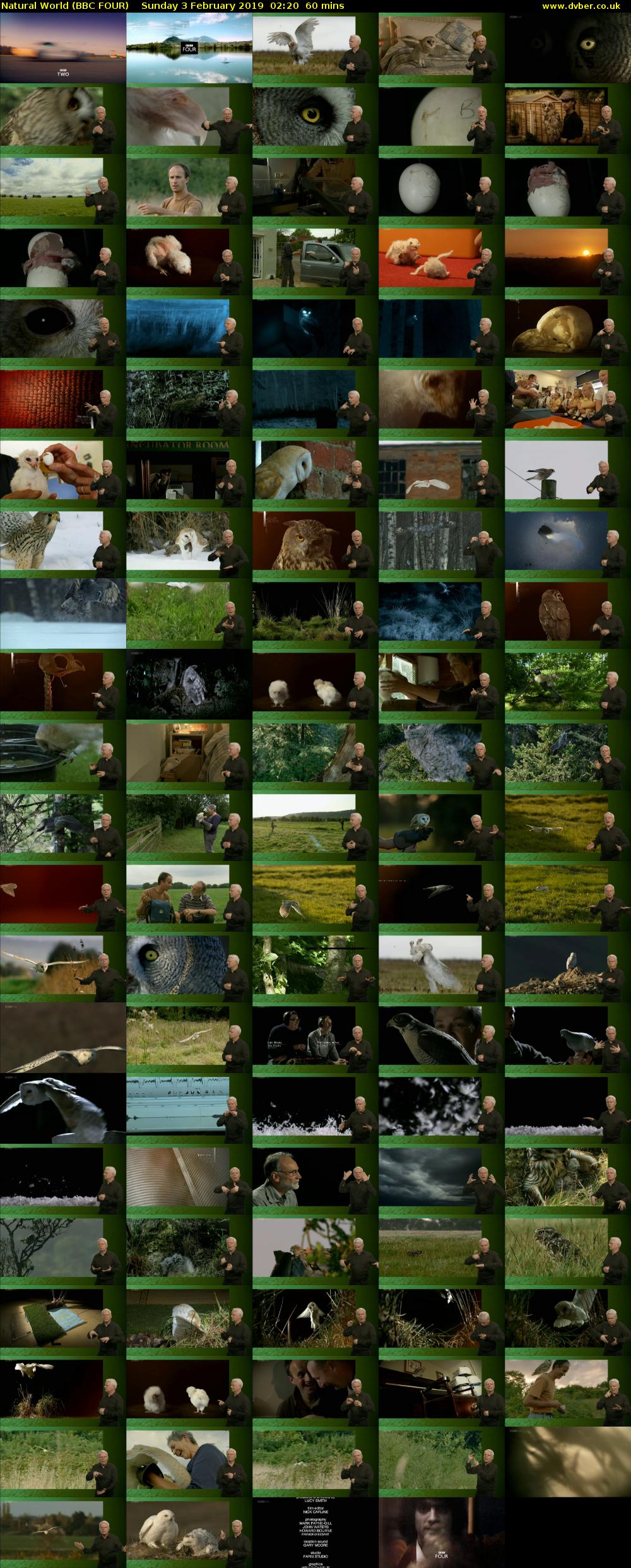 Natural World (BBC FOUR) Sunday 3 February 2019 02:20 - 03:20