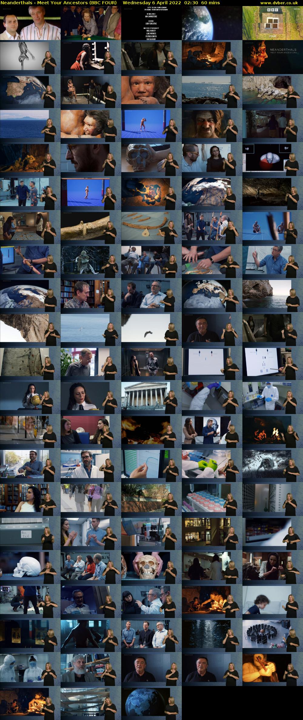 Neanderthals - Meet Your Ancestors (BBC FOUR) Wednesday 6 April 2022 02:30 - 03:30