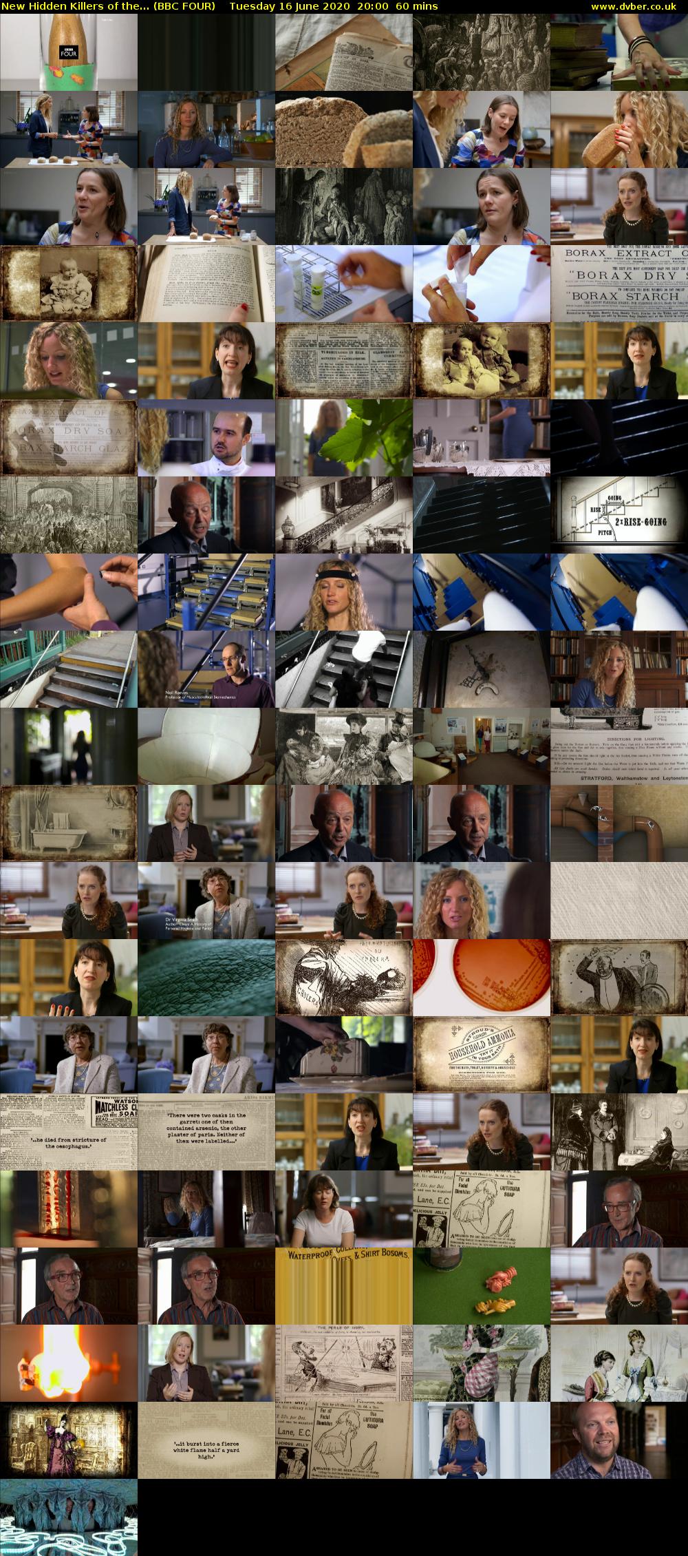 New Hidden Killers of the... (BBC FOUR) Tuesday 16 June 2020 20:00 - 21:00