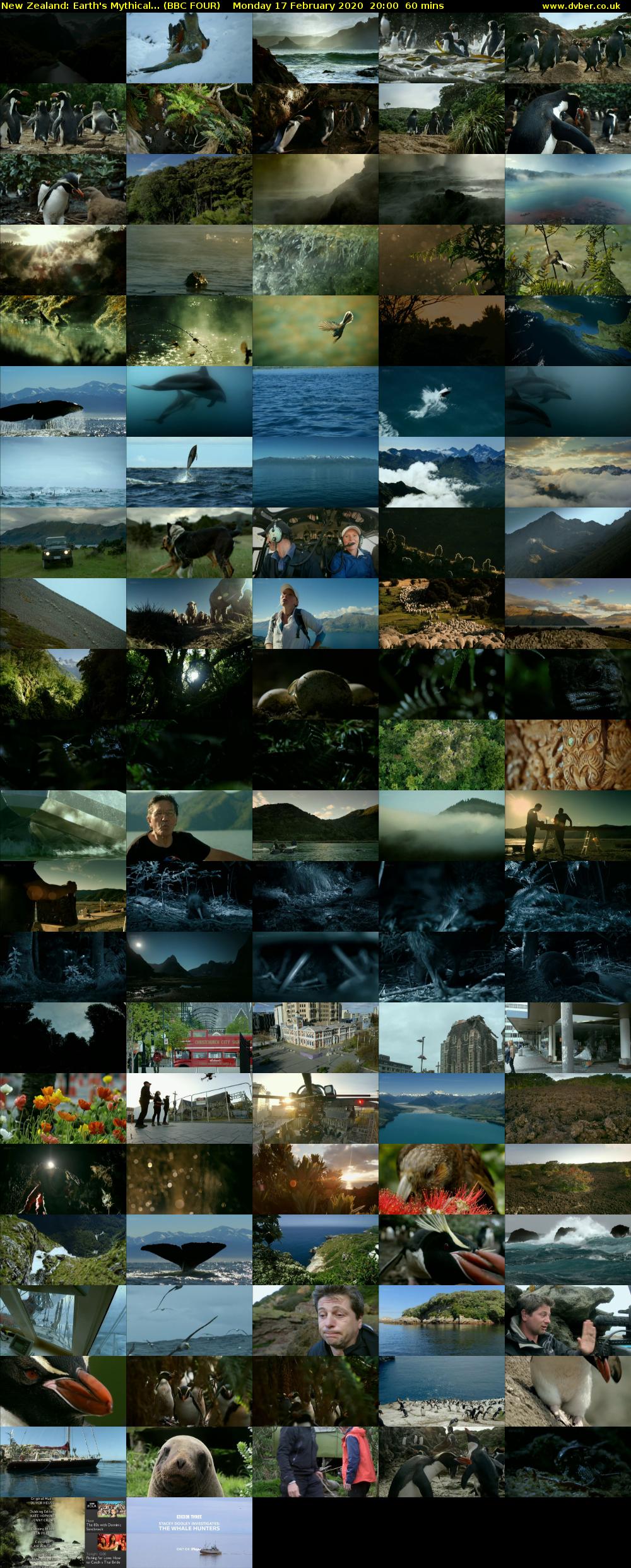 New Zealand: Earth's Mythical... (BBC FOUR) Monday 17 February 2020 20:00 - 21:00
