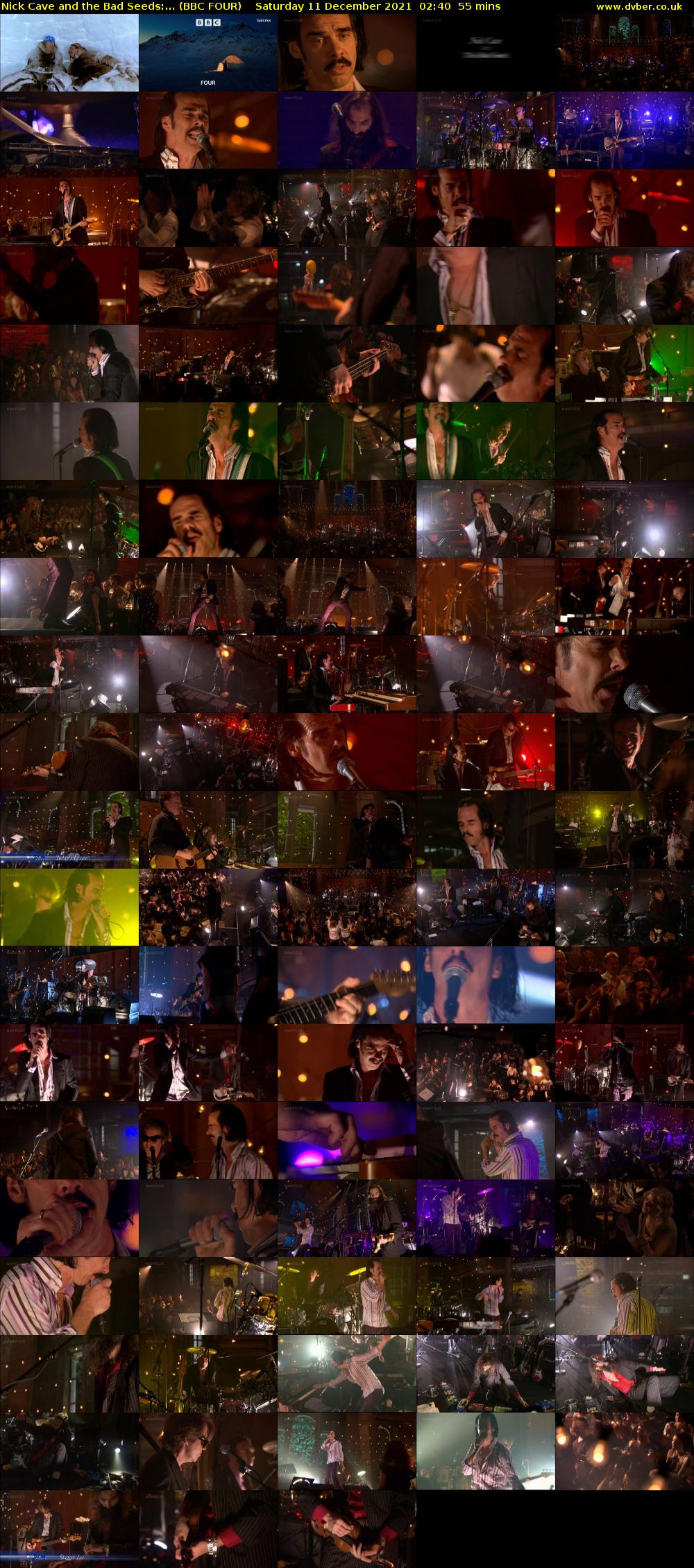 Nick Cave and the Bad Seeds:... (BBC FOUR) Saturday 11 December 2021 02:40 - 03:35