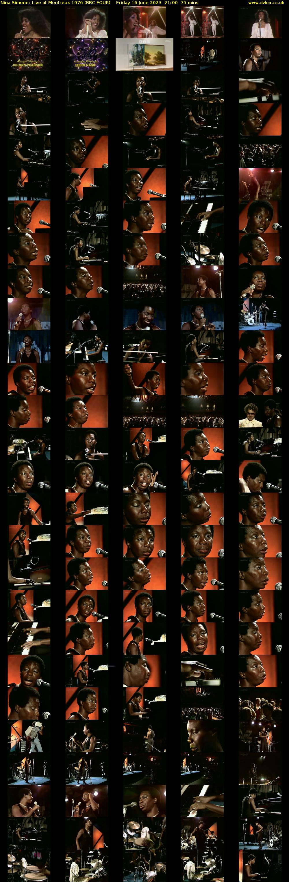 Nina Simone: Live at Montreux 1976 (BBC FOUR) Friday 16 June 2023 21:00 - 22:15