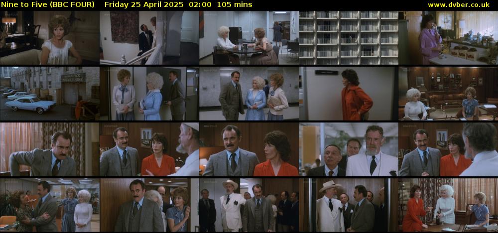 Nine to Five (BBC FOUR) Friday 25 April 2025 02:00 - 03:45