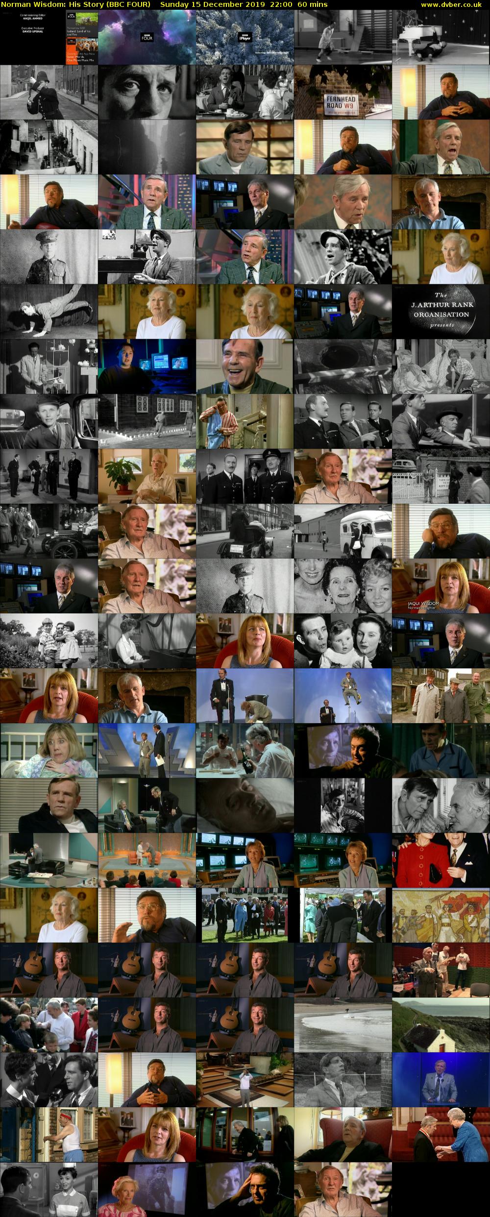 Norman Wisdom: His Story (BBC FOUR) Sunday 15 December 2019 22:00 - 23:00