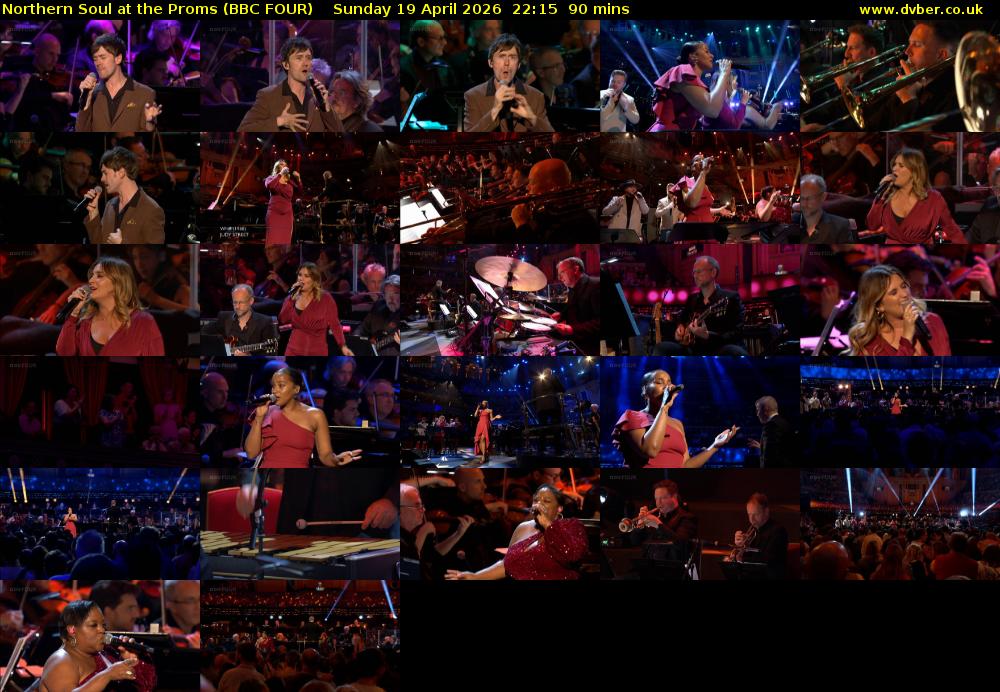 Northern Soul at the Proms (BBC FOUR) Sunday 19 April 2026 22:15 - 23:45